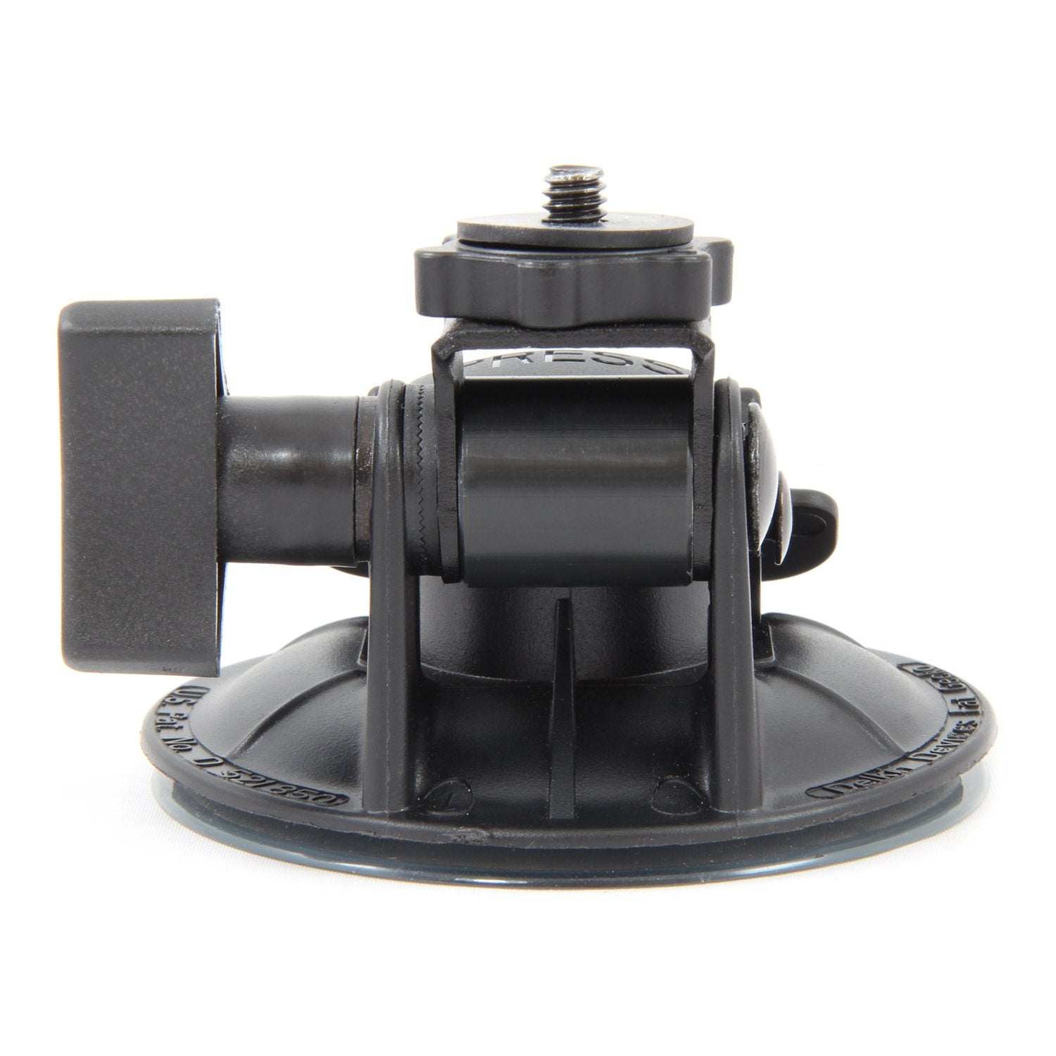 Delkin Devices Fat Gecko Stealth Suction Camera Mount (Ddmount Stealth), Matte Black