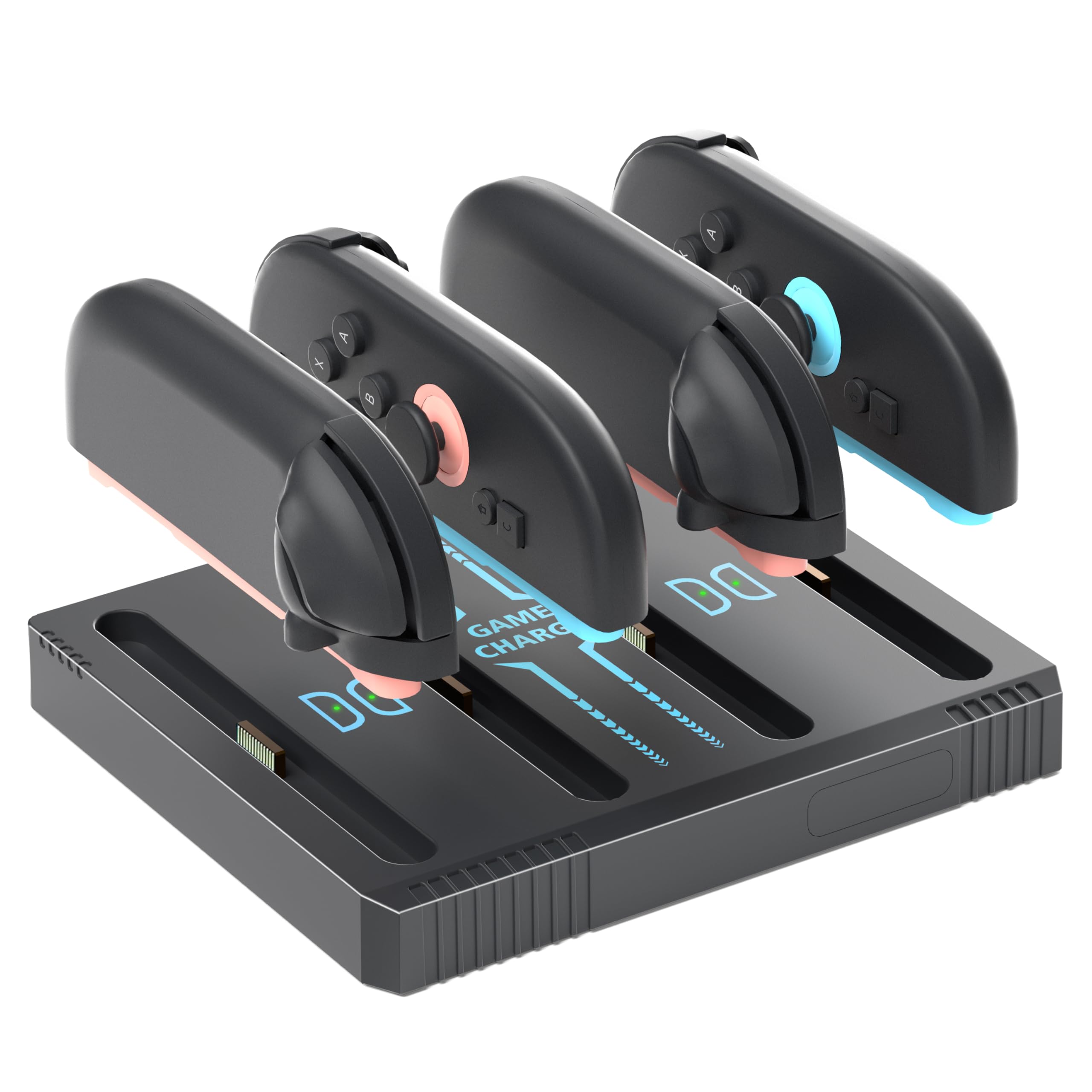 Charging Dock for Nintendo Switch 2 Joy-Con Controllers - Organized Storage Stand for Switch 2 Accessories, Bi-Directional Desig