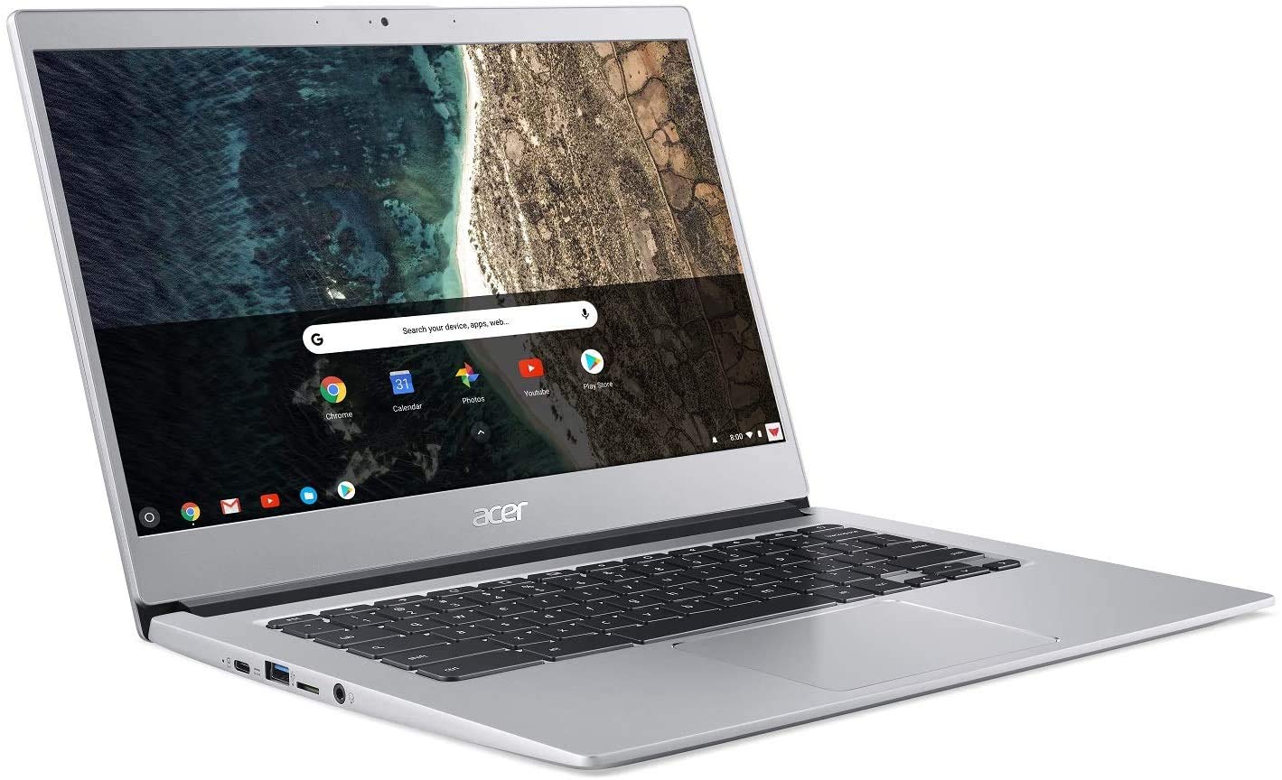 Acer Chromebook 514, CB514-1H-C0FF, Intel Celeron N3350, 14 Full HD, 4GB LPDDR4, 32GB eMMC, Backlit Keyboard, Google Chrome