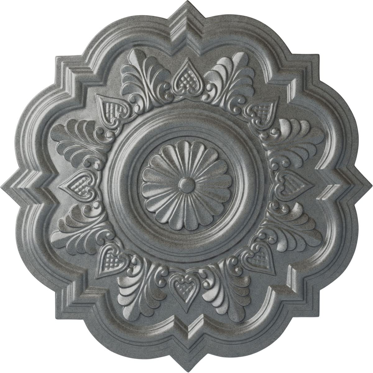 Ekena Millwork CM20DRPLS Deria Ceiling Medallion, Platinum