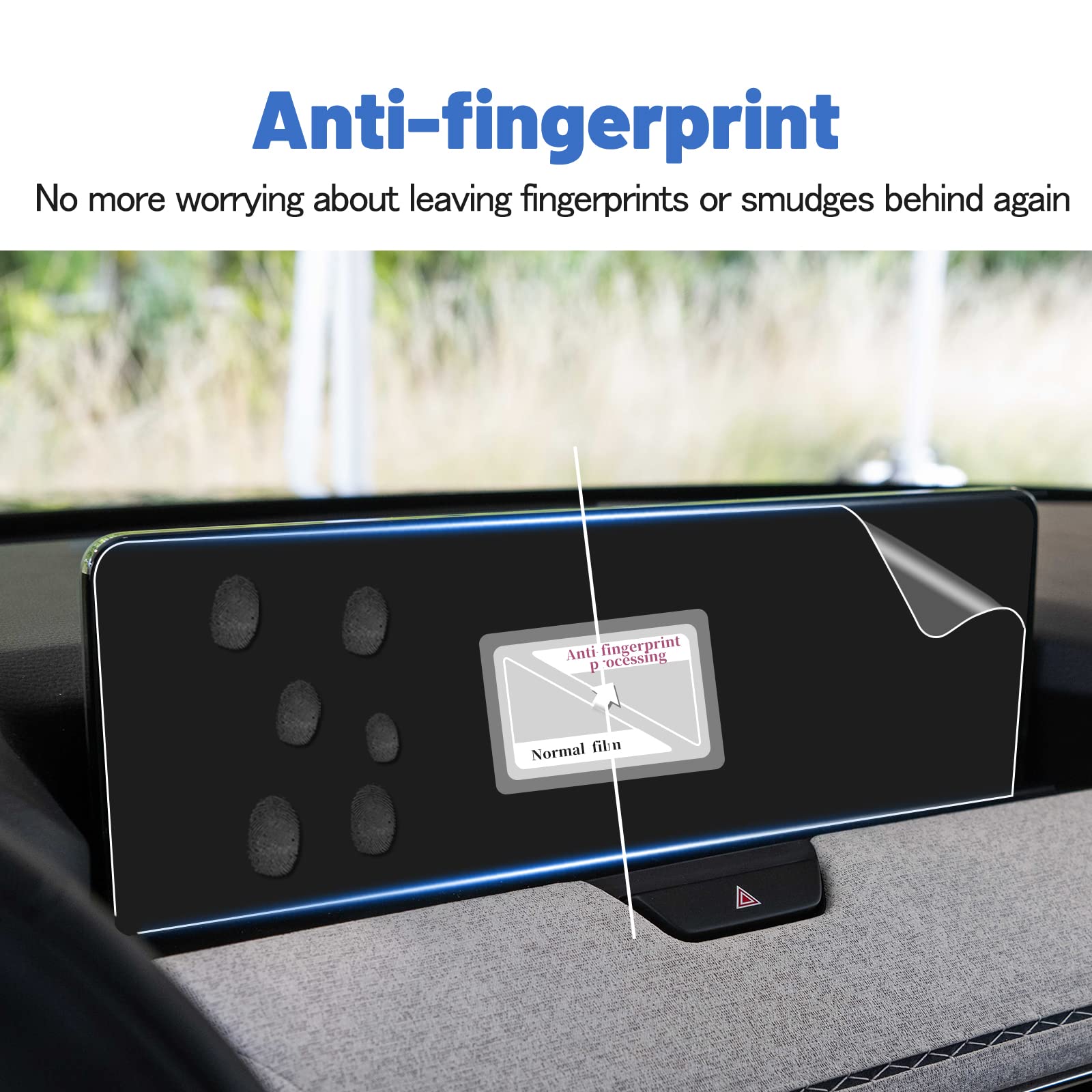 Shaohao For 2024 2025 Mazda Cx 90 Screen Protector 12.3 In 2024 2025 Mazda Cx 90 Accessories Cx 90 3.3 Turbo S Premium/Turbo S Premium Plus Touch Screen 12.3' Hd Clear Center Display Screen Protector