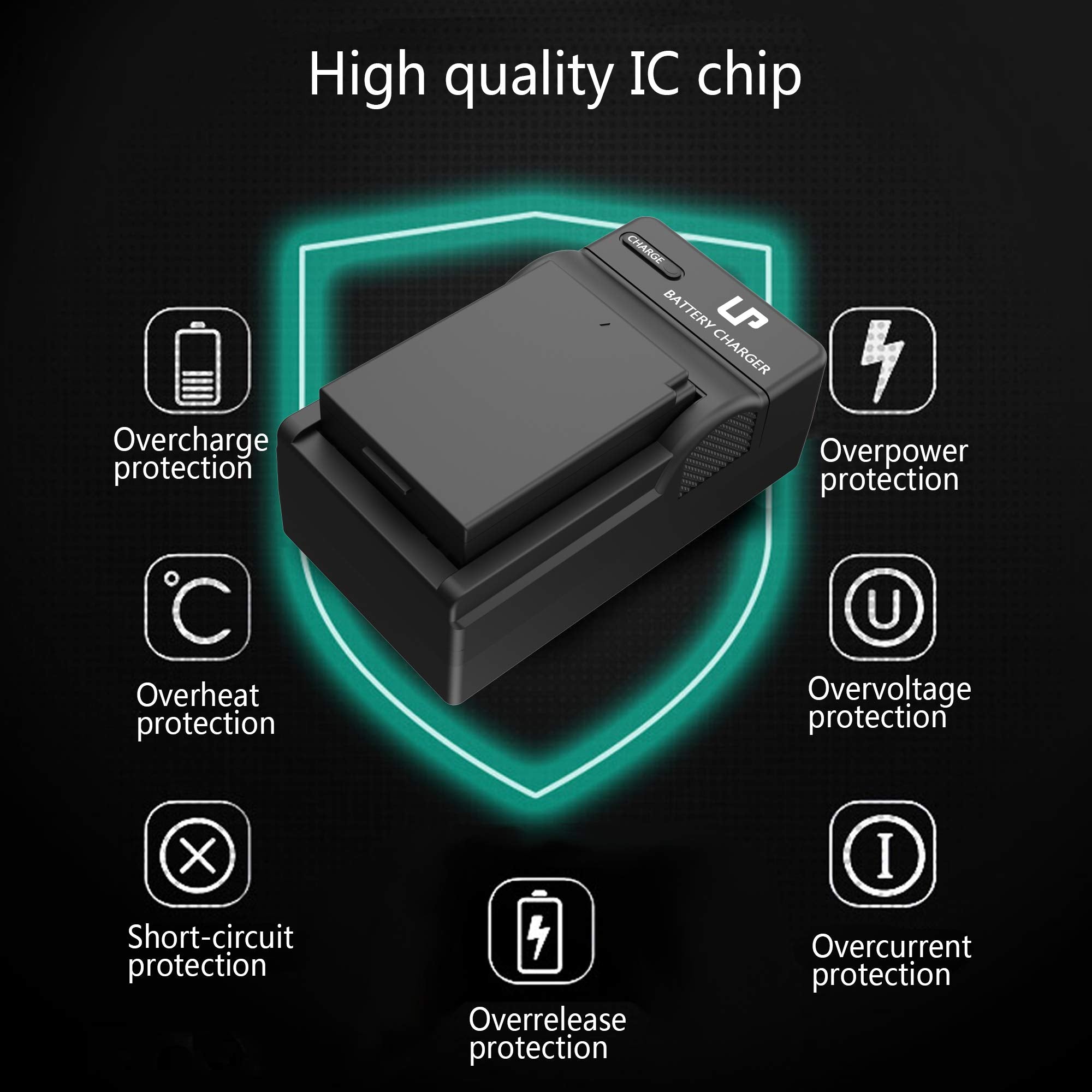 Lp Lp E10 Battery Charger Pack, 1 Pack Battery & Charger, Compatible With Canon Eos Rebel T3, T5, T6, T7, T100, 1100D, 1200D, 13