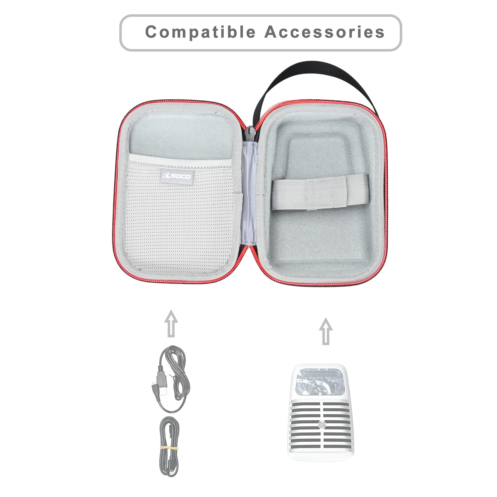 Rlsoco Case Compatible With Shure Mv51 Digital Large-Diaphragm Condenser Microphone - Black (Case Only)