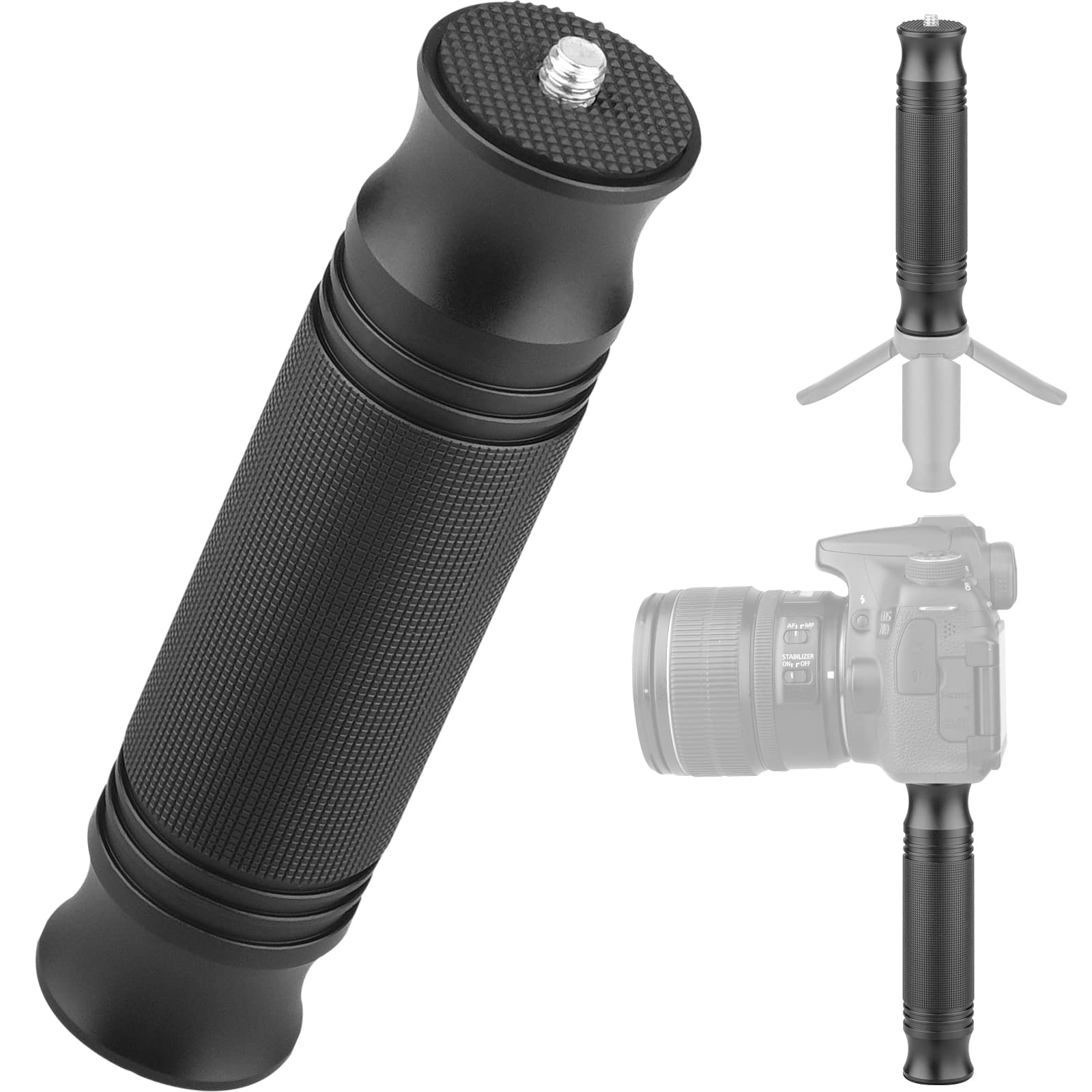 Chromlives Camera Handle Grip Support Mount Universal Handlegrip Camera Stabilizer With 1/4 Inches Male Screw For Digital Video