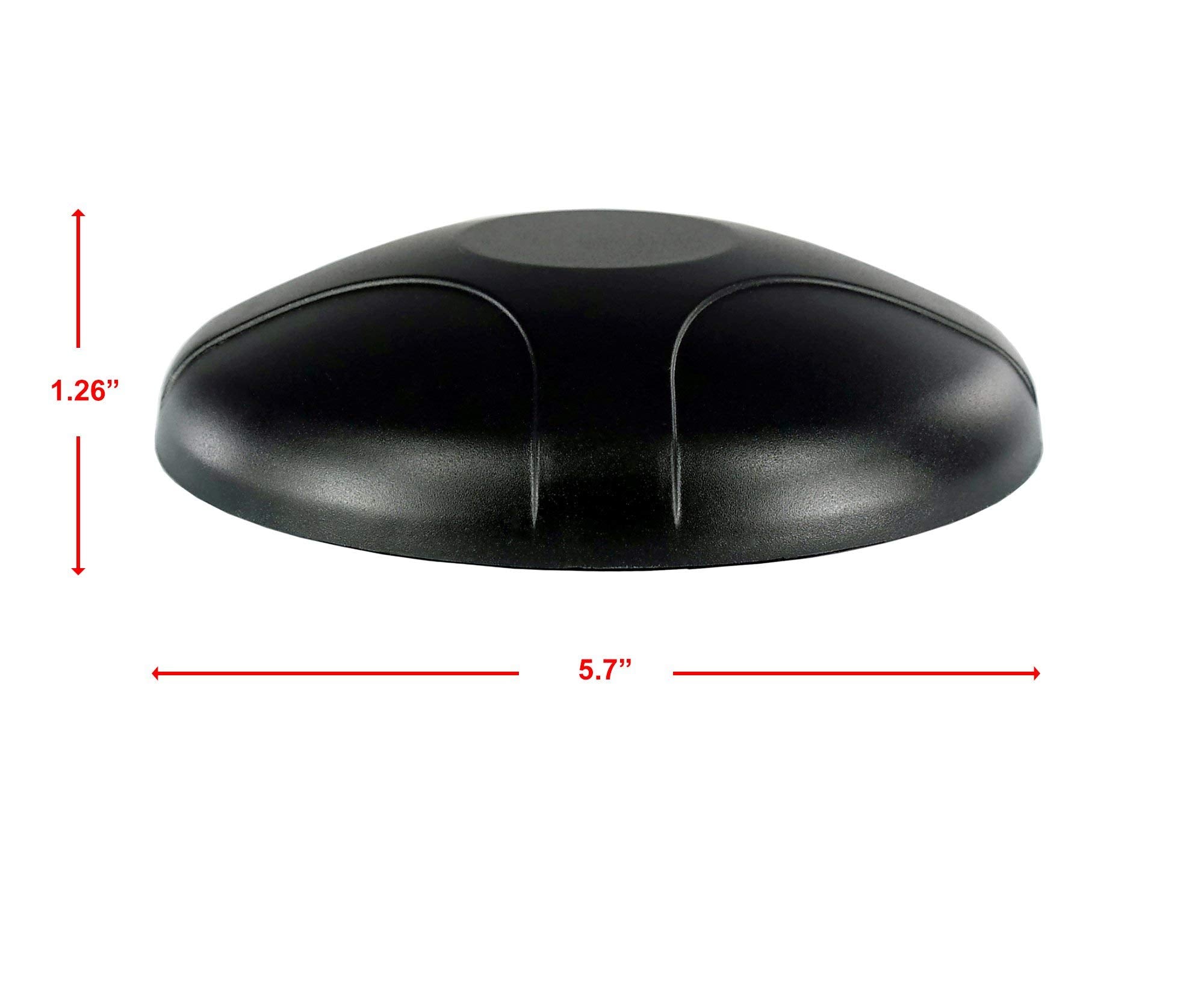 Proxicast 5 In 1 Professional Low Profile Mimo Lte + Wi Fi + Gps Screw Mount Combination Vehicle Antenna Compatible With Cradlep