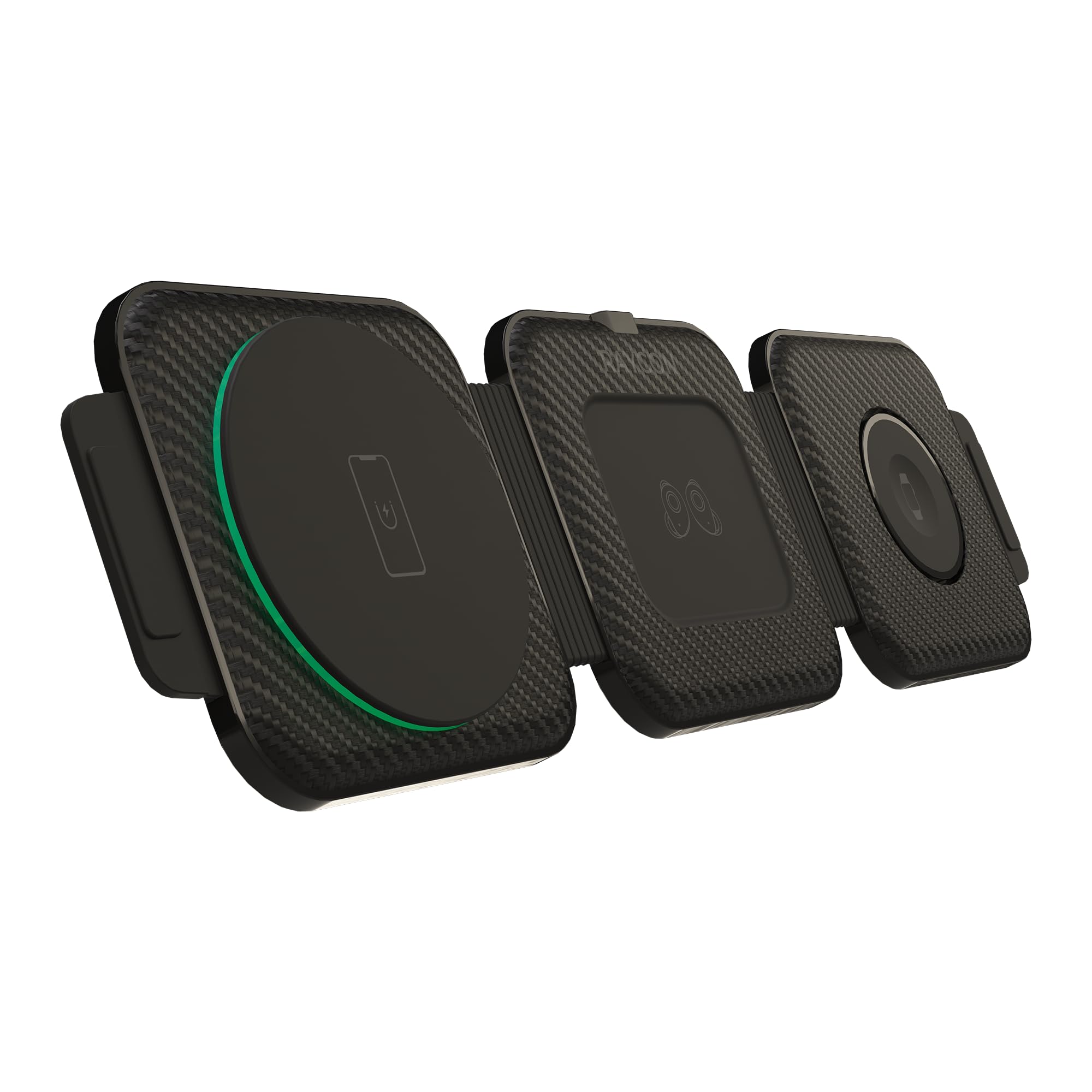 Raycon Magic Pad Pro, 3 In 1 Charging Station For Multple Devices, Iphone 16/16 Pro, Apple Watch, Galaxy S20, Note 20/10+, Smart