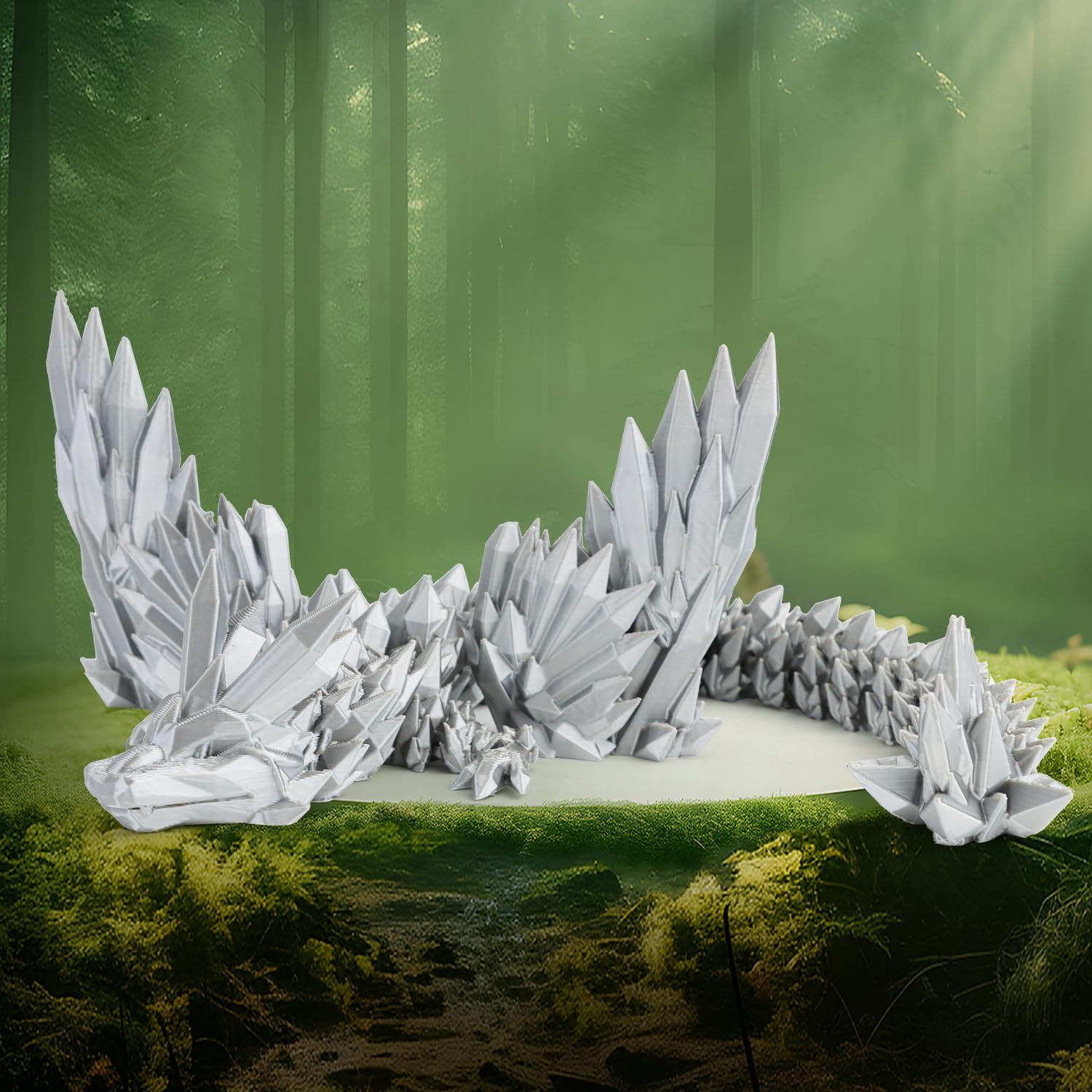 Lovoon 3D Printer Filament Silk Silver, Pla Filament 1.75Mm Shiny Silk Silver, Silky Silver Pla Surface, Easy To Print For 3D Pr