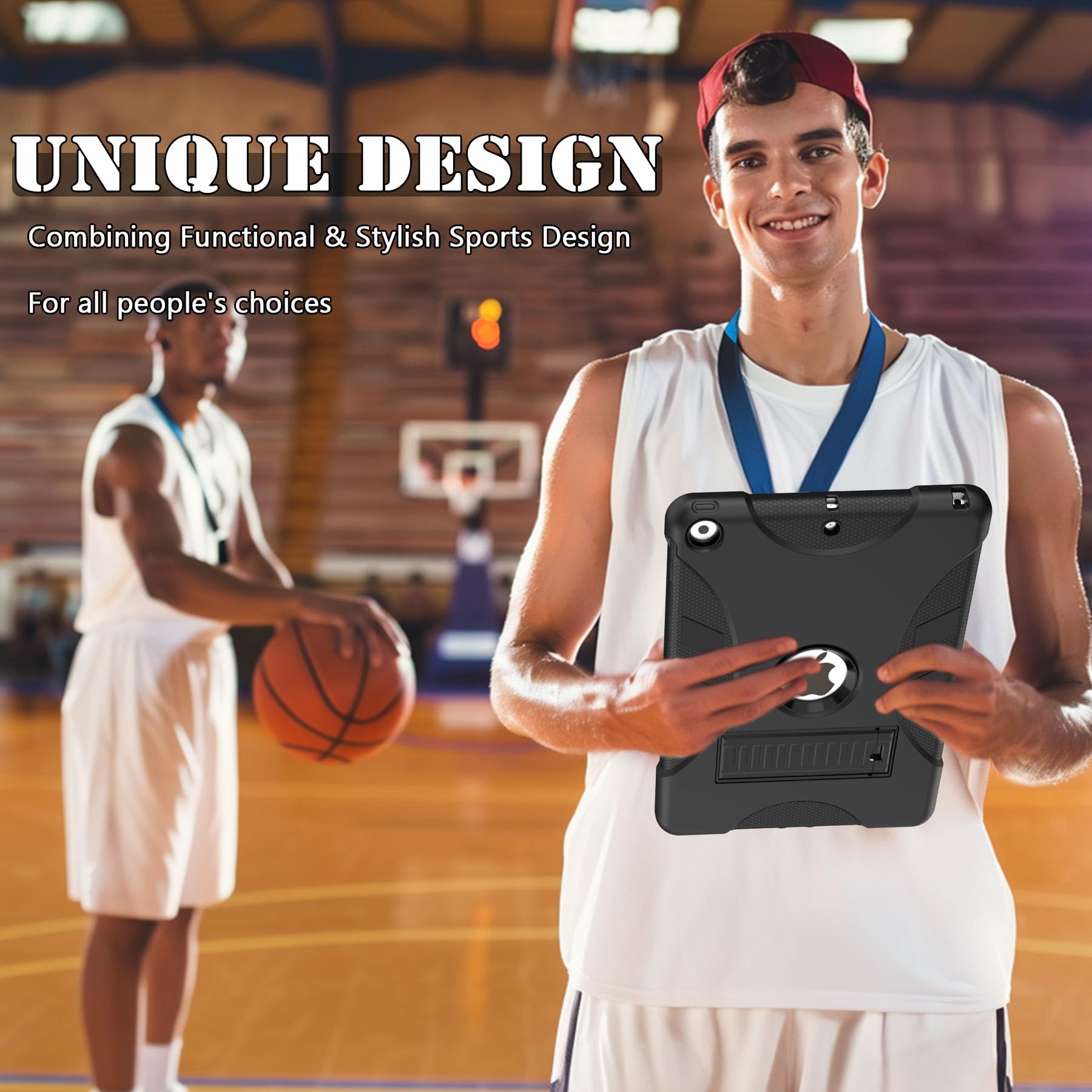 Rantice Case For Ipad 9Th/8Th/7Th Generation 2021/2020/2019   Heavy Duty Shockproof Rugged Protective Case Ipad 10.2'' Cover Wit