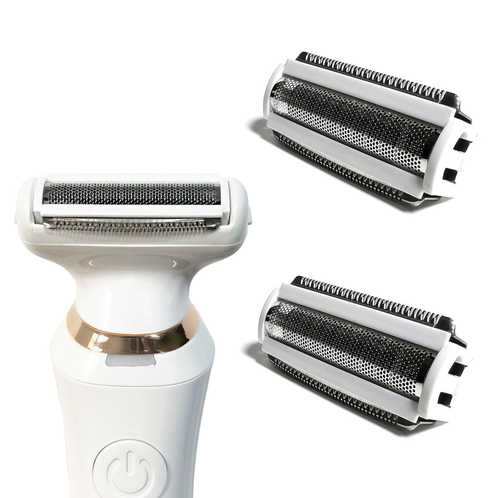 Maxeylead Replacement Head Compatible With Finishing Touch Flawless Underarm Hair Removal Electric Razor Device Woman Shaver Acc