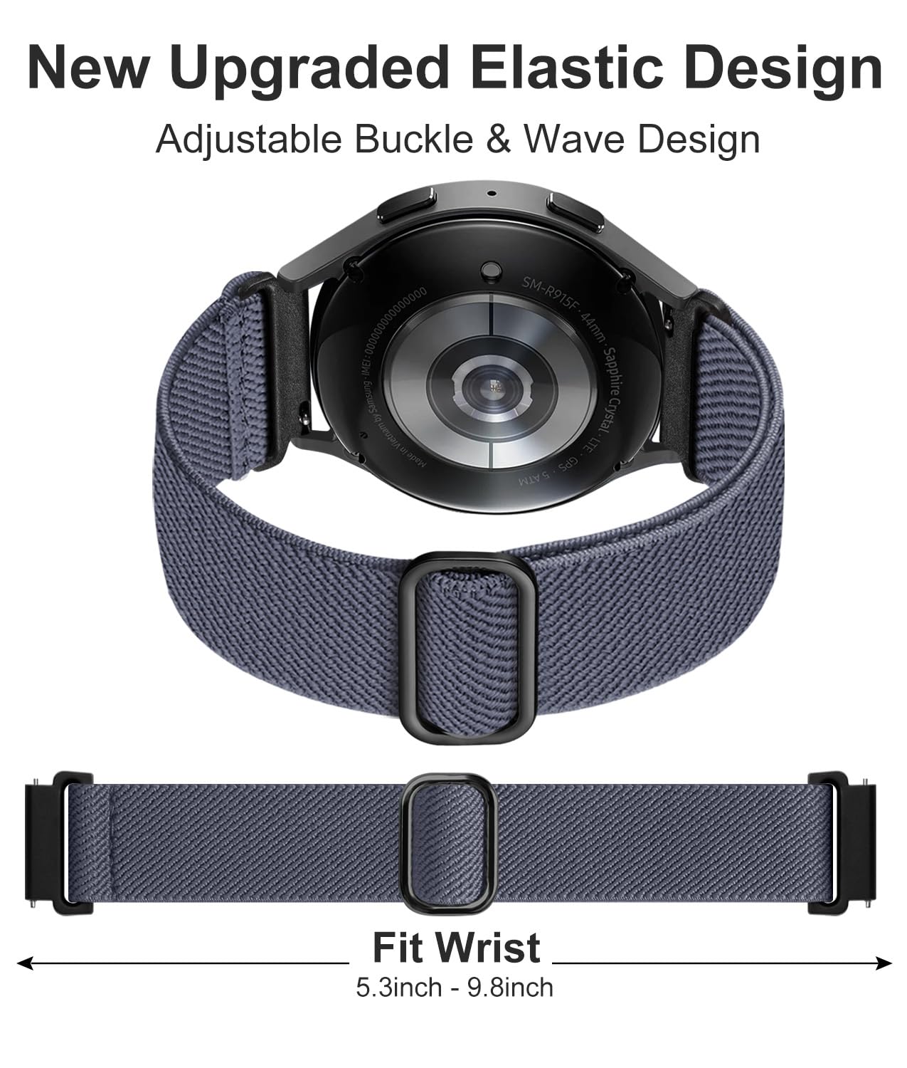 Lerobo Elastic Bands Compatible With Samsung Galaxy Watch 7/6/5/4 40Mm 44Mm/Galaxy Watch 6 4 Classic 43Mm 47Mm 42Mm 46Mm/Active