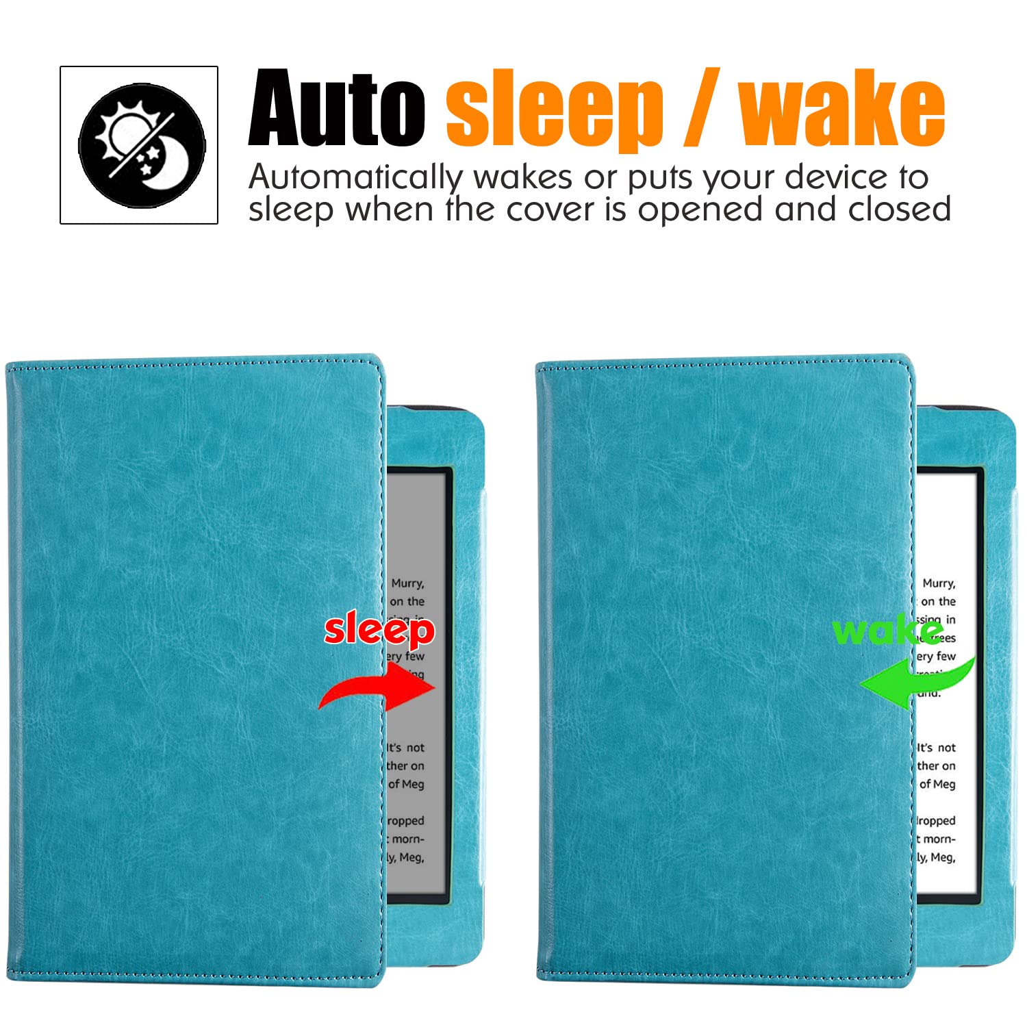 Bozhuorui Stand Case For Older Kindle Paperwhite 5Th/6Th/7Th/10Th Generation (2012 2018 Release)   Premium Pu Leather Sleeve Cov