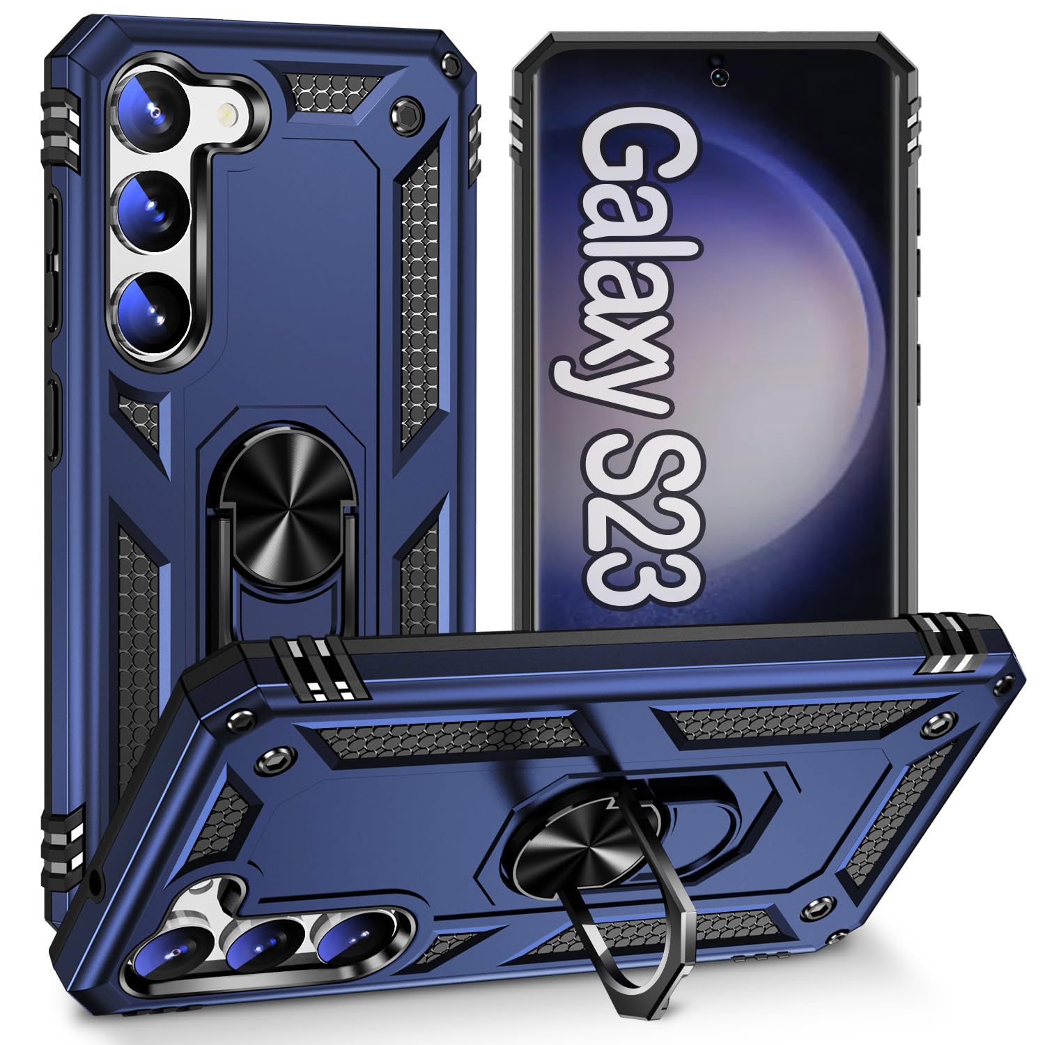 Zoeii S23 Case,S23 5G Case,[Military Grade Anti Drop] Galaxy S23 Case, Flexible Bumper Shockproof Phone,Case For Samsung S23 Cas