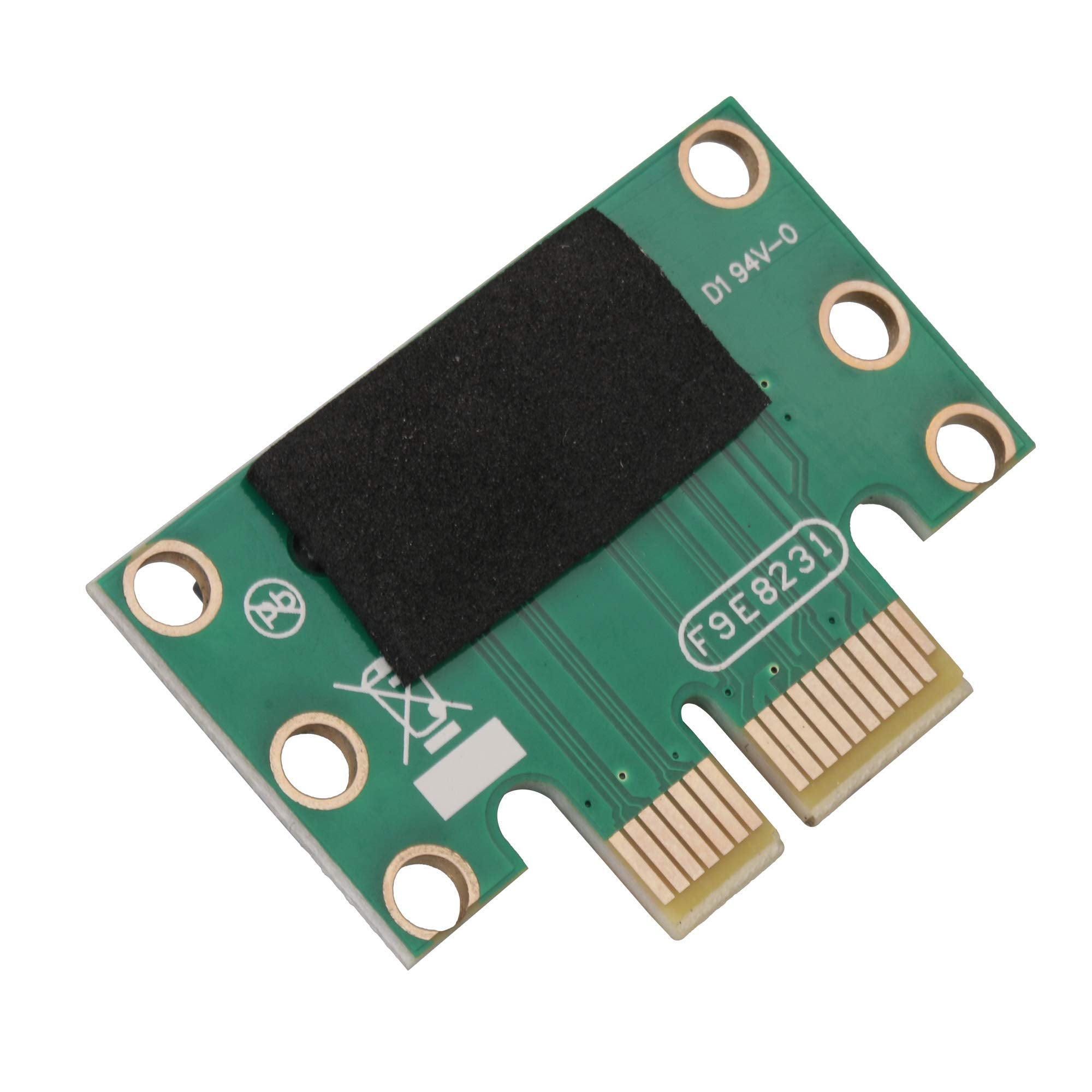 Rdexp Pci Express 1X Riser Card 90 Degree Right Angle Riser Adapter Card