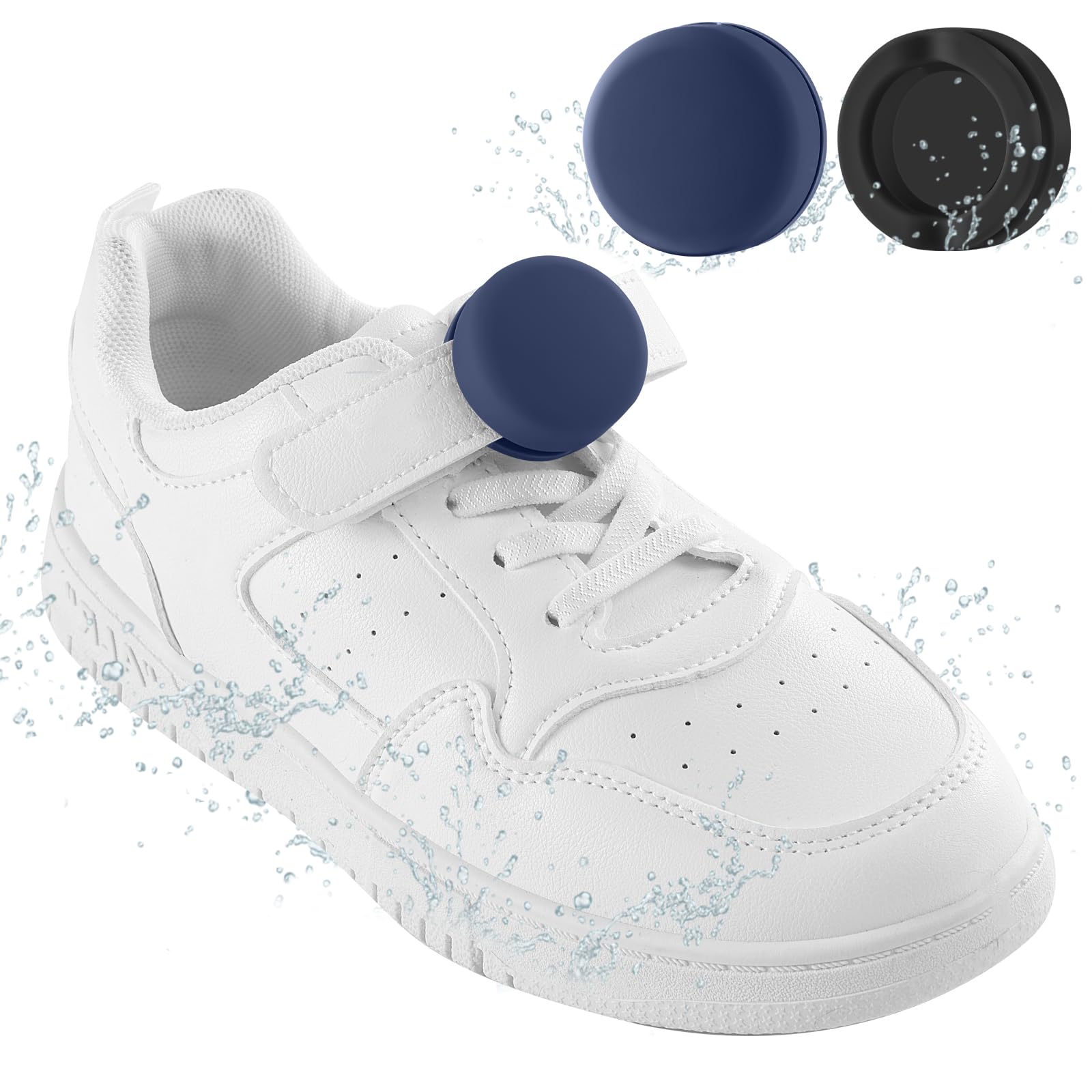 Waterproof Air Tag Holder For Kids Shoelaces & Straps, 2 Pack Hidden Silicone Shoe Clip For Apple Airtag, Gps Tracker For Childr