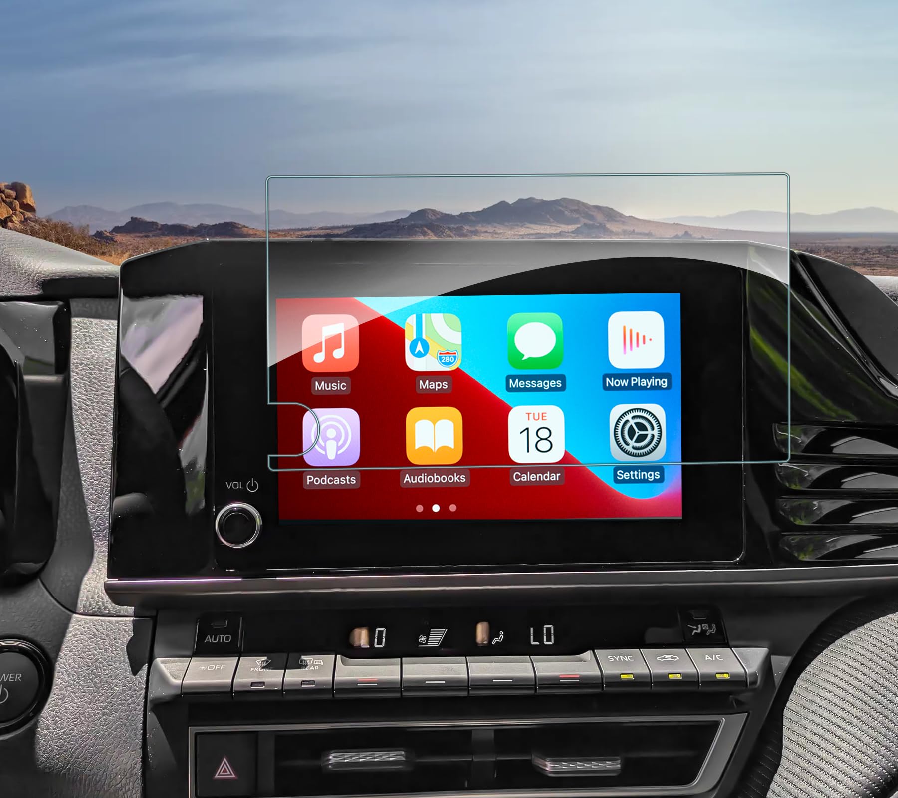 Shaohao For 2025 Toyota Camry Screen Protector Compatible With 2025 Toyota Camry Accessories 2025 Camry (Le, Se) 8 Inch Touchscreen Tempered Glass Hd Clarity 2025 Camry Navigation Display Screen Cover