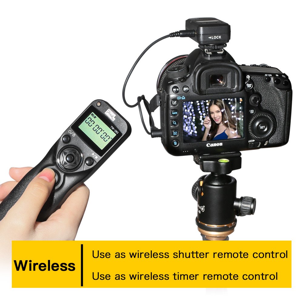 Pixel Dslr Camera Wireless Shutter Release Timer Remote Control Tw-283/Dc2 For Nikon D3100 D3200 D3300 D5000 D5100 D5200 D5300 D
