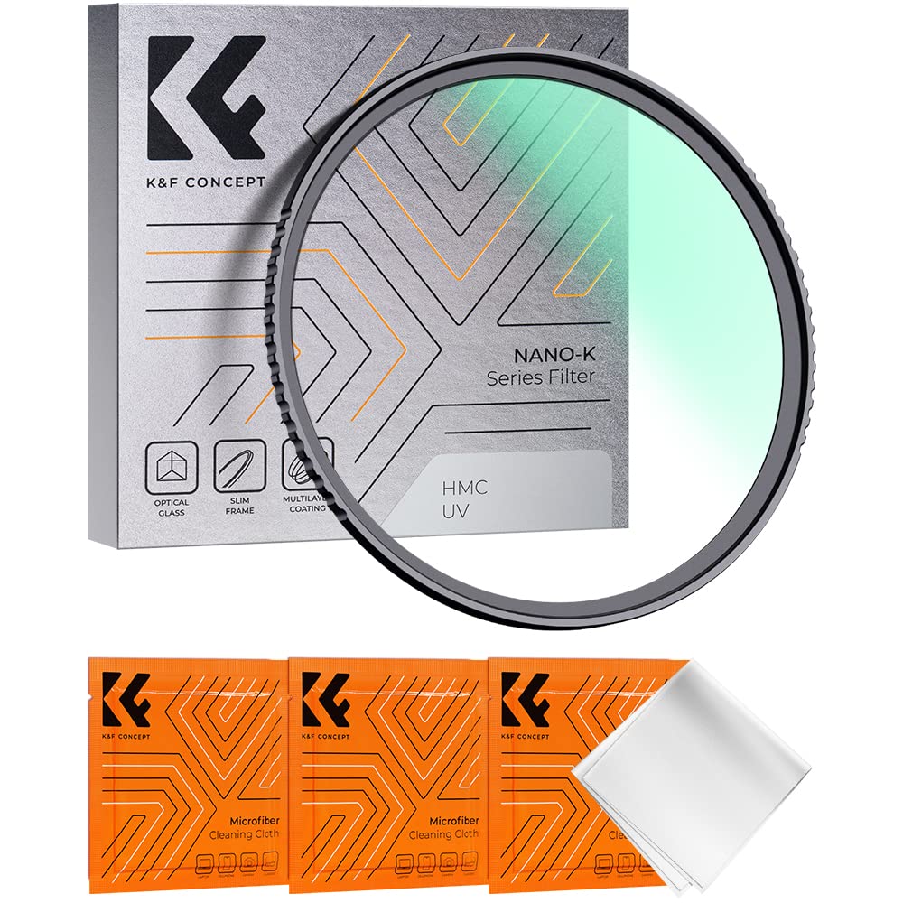 K&F Concept 55Mm Mc Uv Protection Filter Slim Frame With 18 Multi Layer Coatings For Camera Lens (K Series)