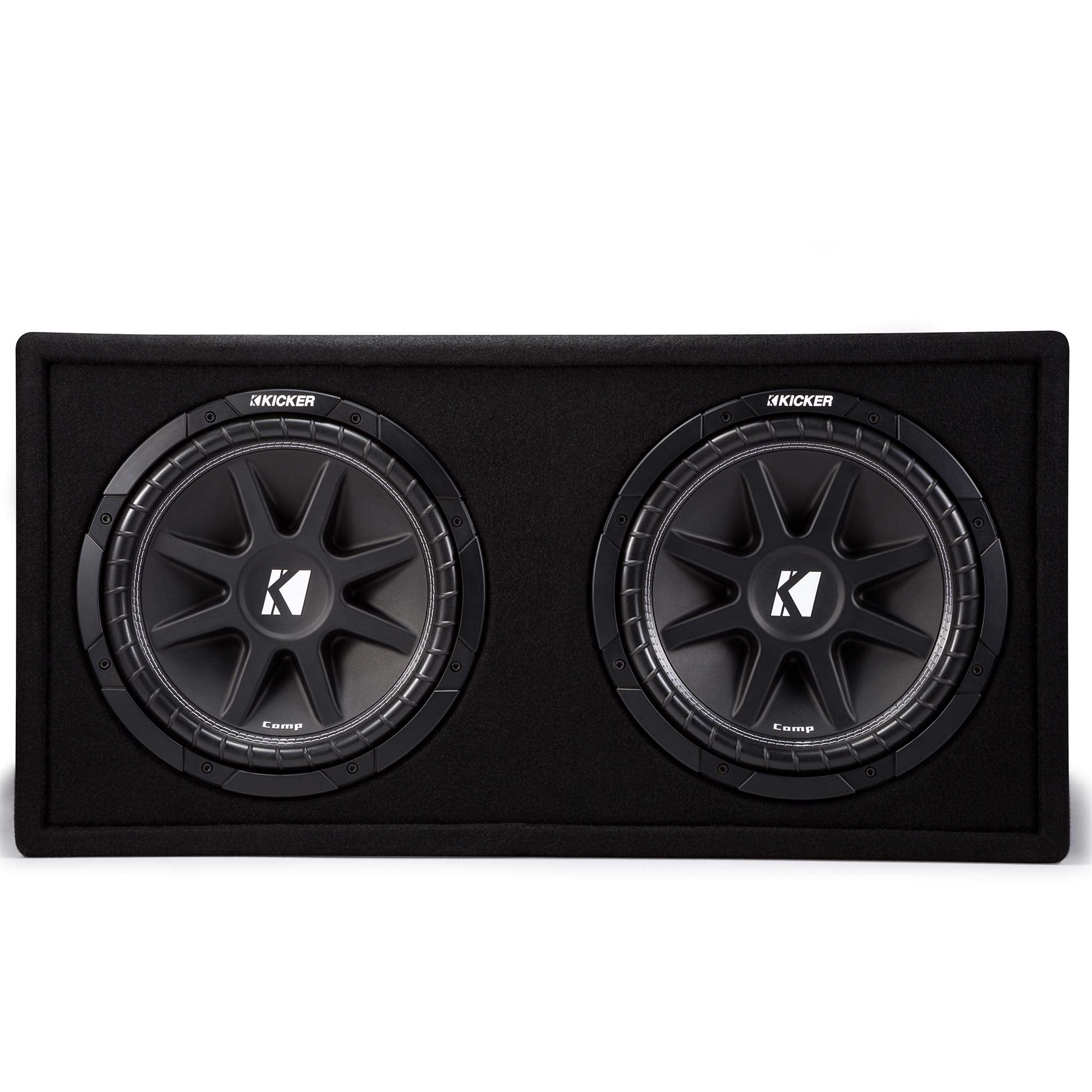 Kicker 43Dc122 Dual Comp 12 Inch Vented Subwoofer Enclosure 2 Ohm, Rohs Compliant