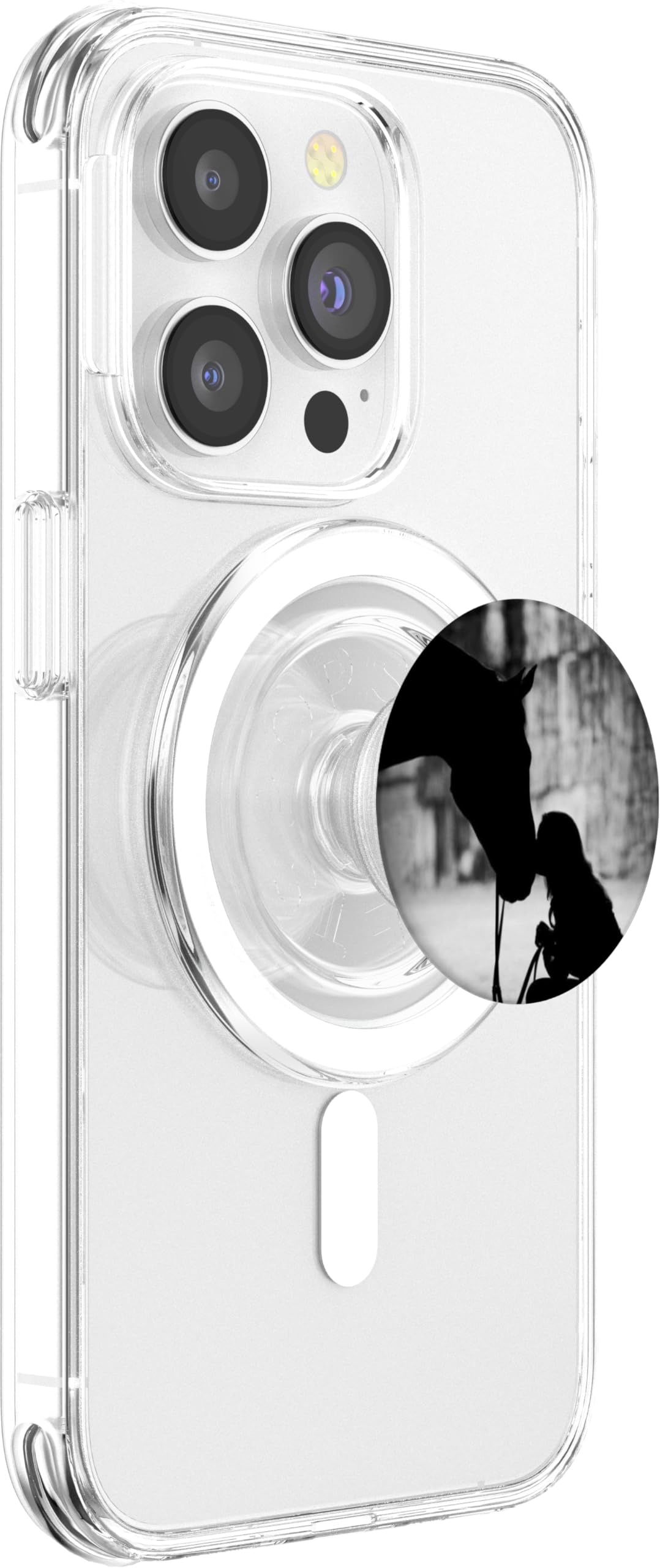 Horse Lover Gift - Just A Girl Who Loves Horses Popsockets Popgrip: Swappable Grip For Phones & Tablets Popsockets Popgrip For M