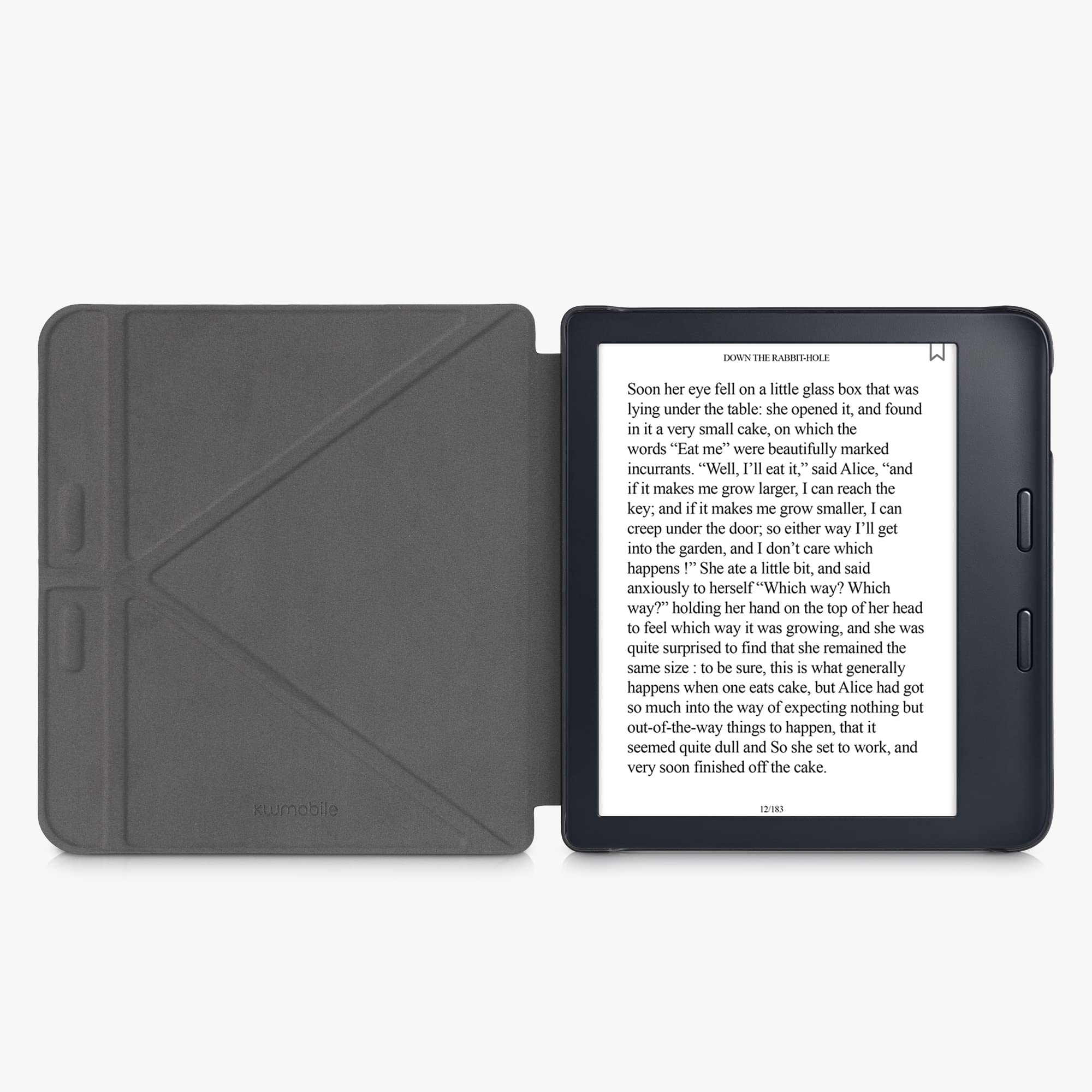 Kwmobile Origami Case Compatible With Kobo Libra 2 Case   Slim Pu Leather Cover With Stand   Mint