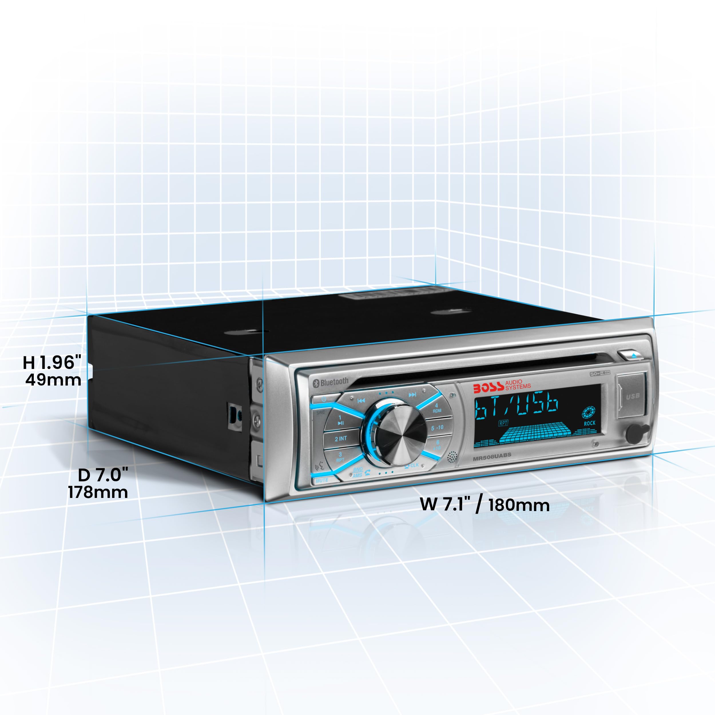 Boss Audio Marine Am/Fm/Cd Receiver With Bluetooth