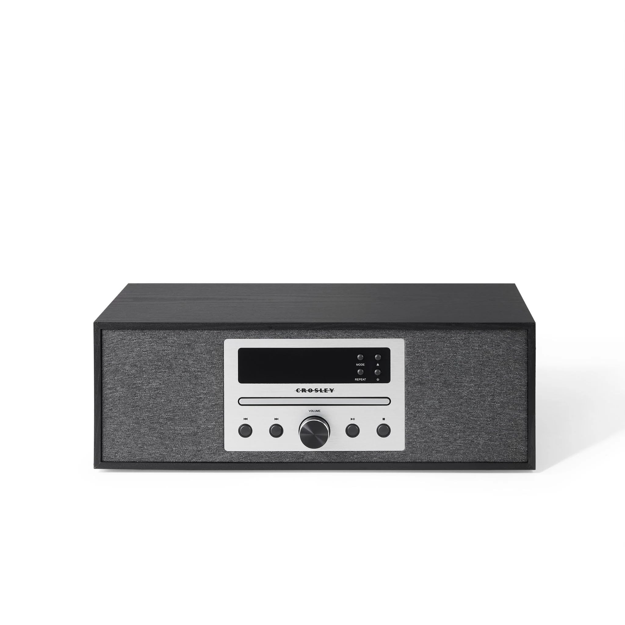 Crosley CR3504A-BK Finn Bluetooth FM Radio and CD Player, Black