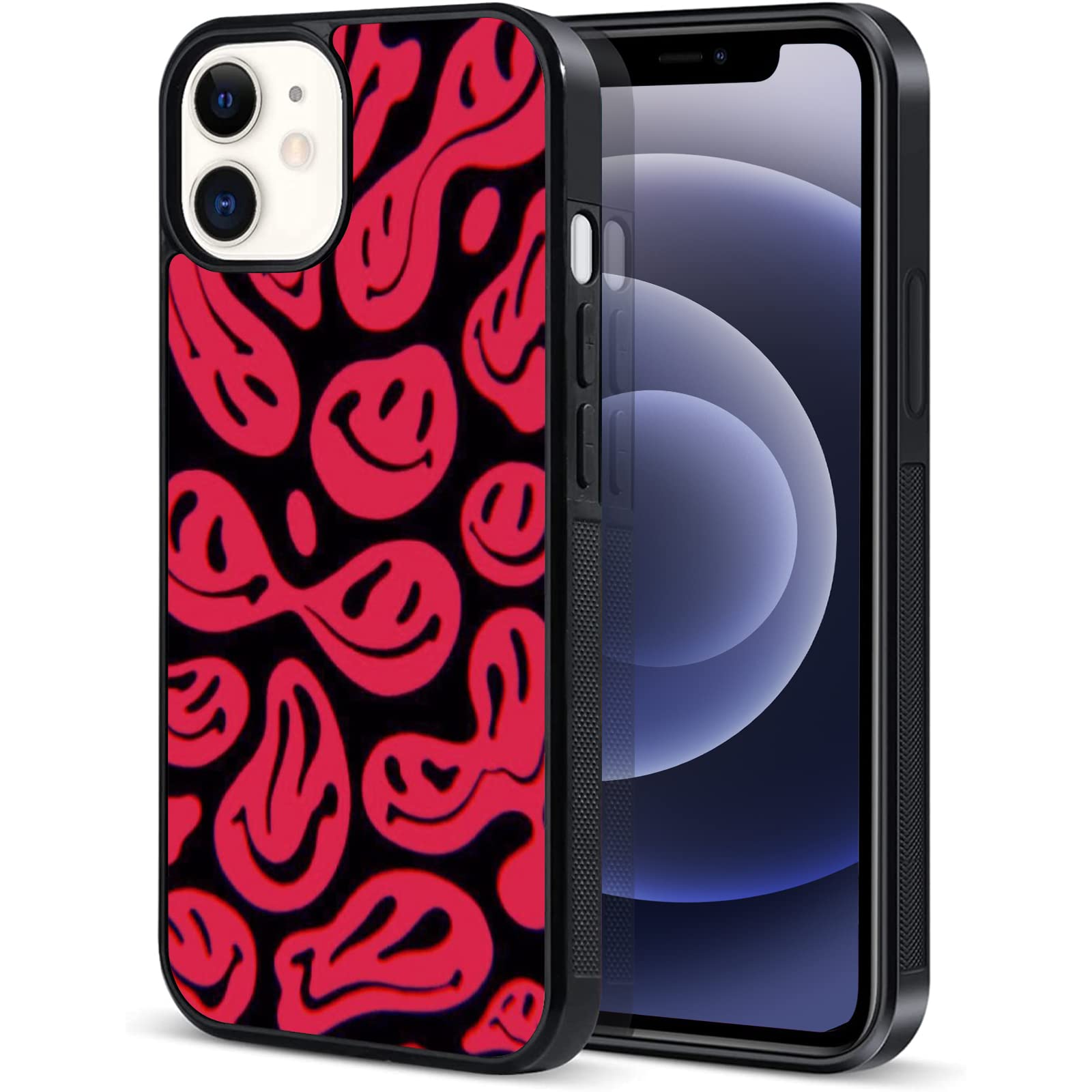 Unnkine Cute Face Case For Iphone X/Xs Girls Women Lovely Face Hippie Indie Design Soft Tpu Hard Back Shockproof Anti Scratch Pr
