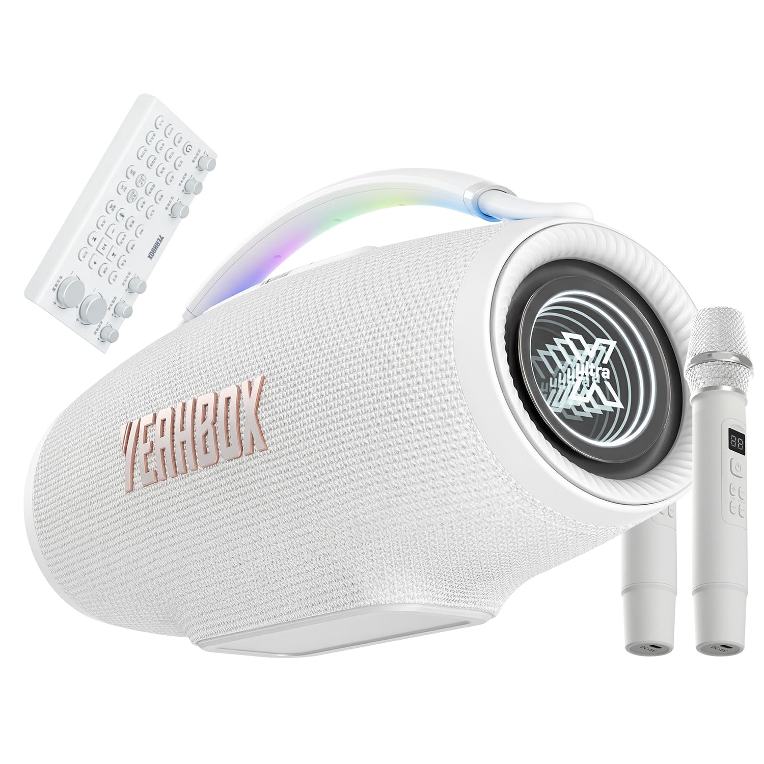 YEAHBOX Ultra 320 K Bluetooth Party Speaker with 2 Mics, 500W Peak