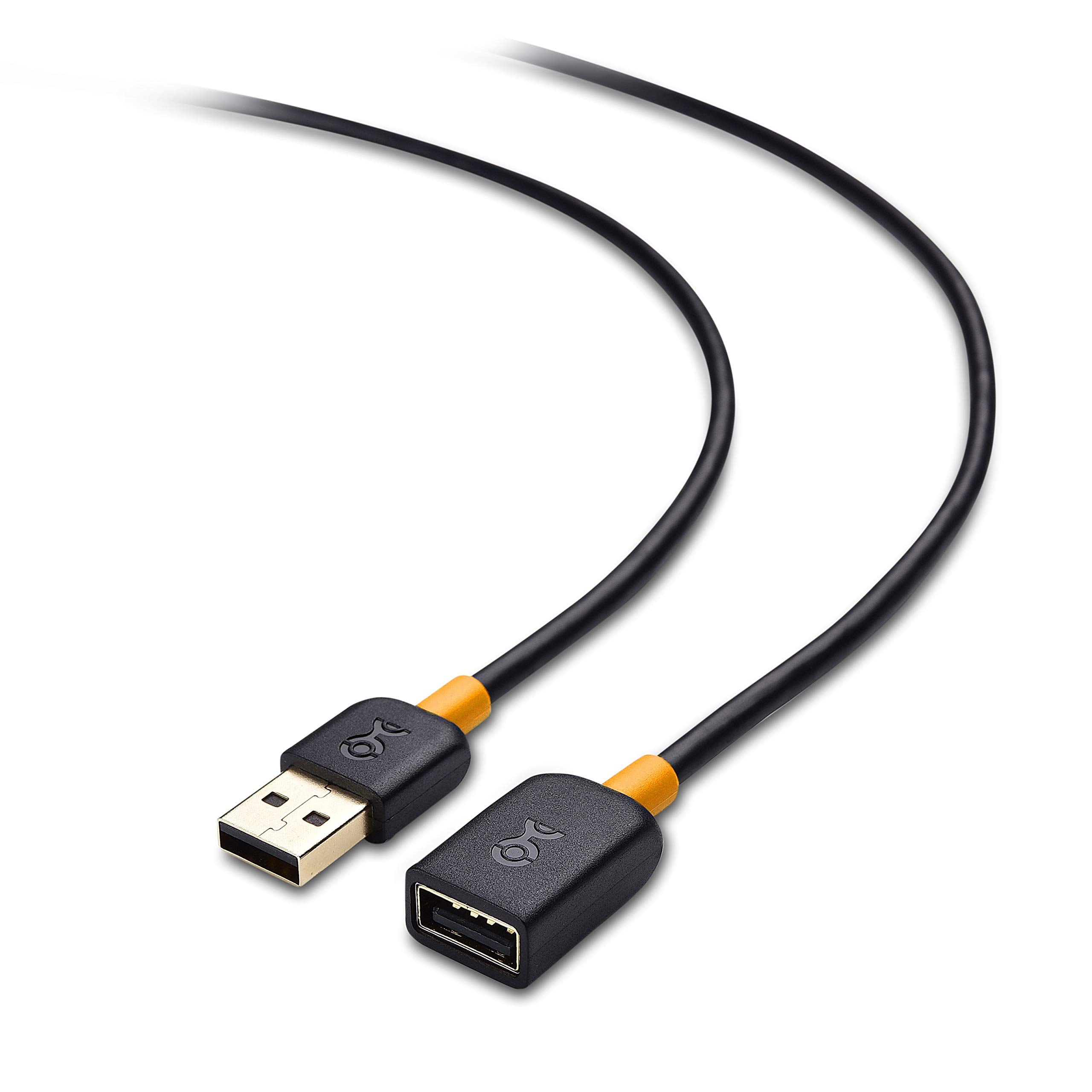 Cable Matters 3 Pack Short USB Extension Cable   3ft, Male to Female USB Extender Cable, USB2.0 Extension Cord, 480Mbps, Black