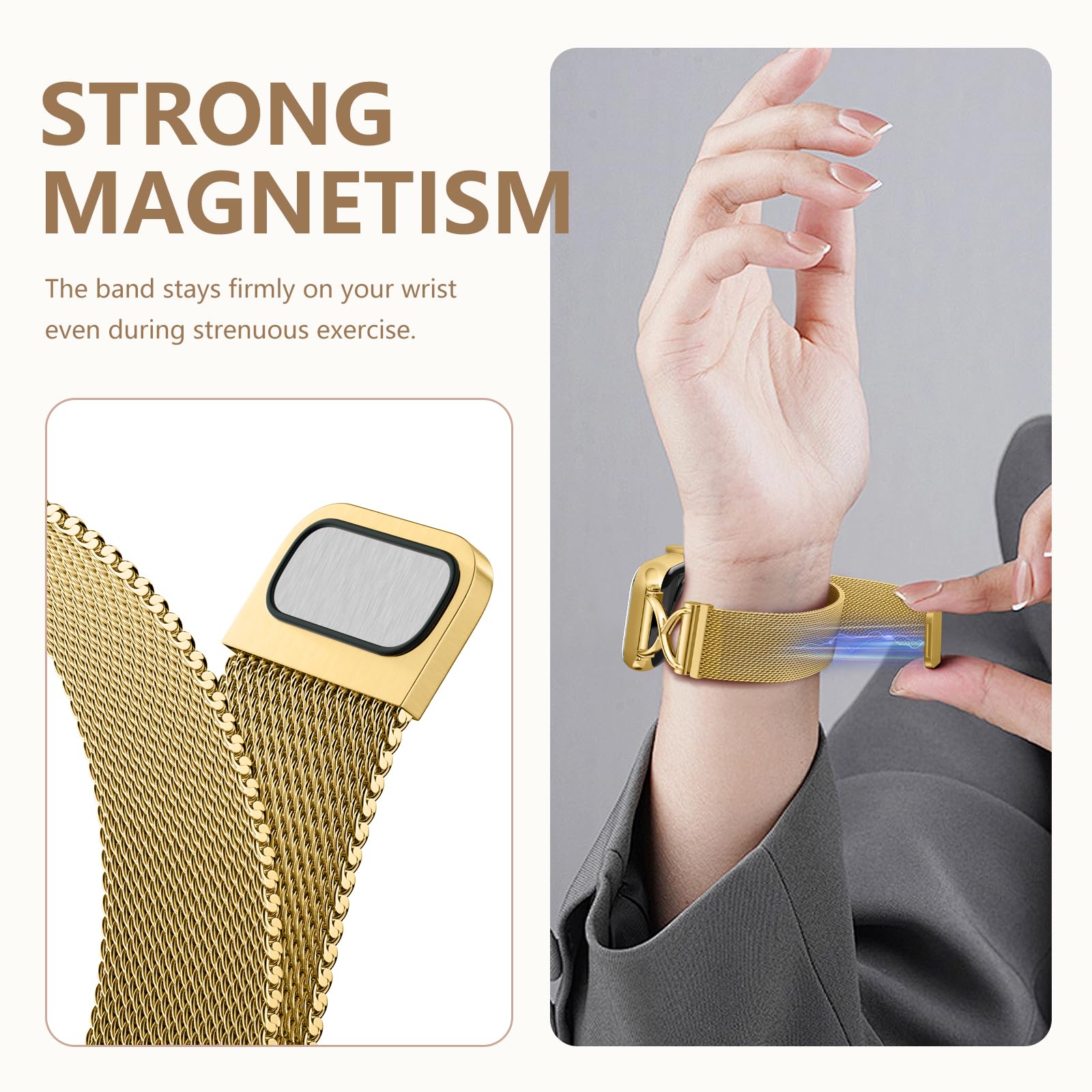 Dirrelo Band Compatible With Apple Watch Bands 41Mm 40Mm 42Mm 45Mm 49Mm Women, Stainless Steel Mesh Metal Sport Strap For Iwatch