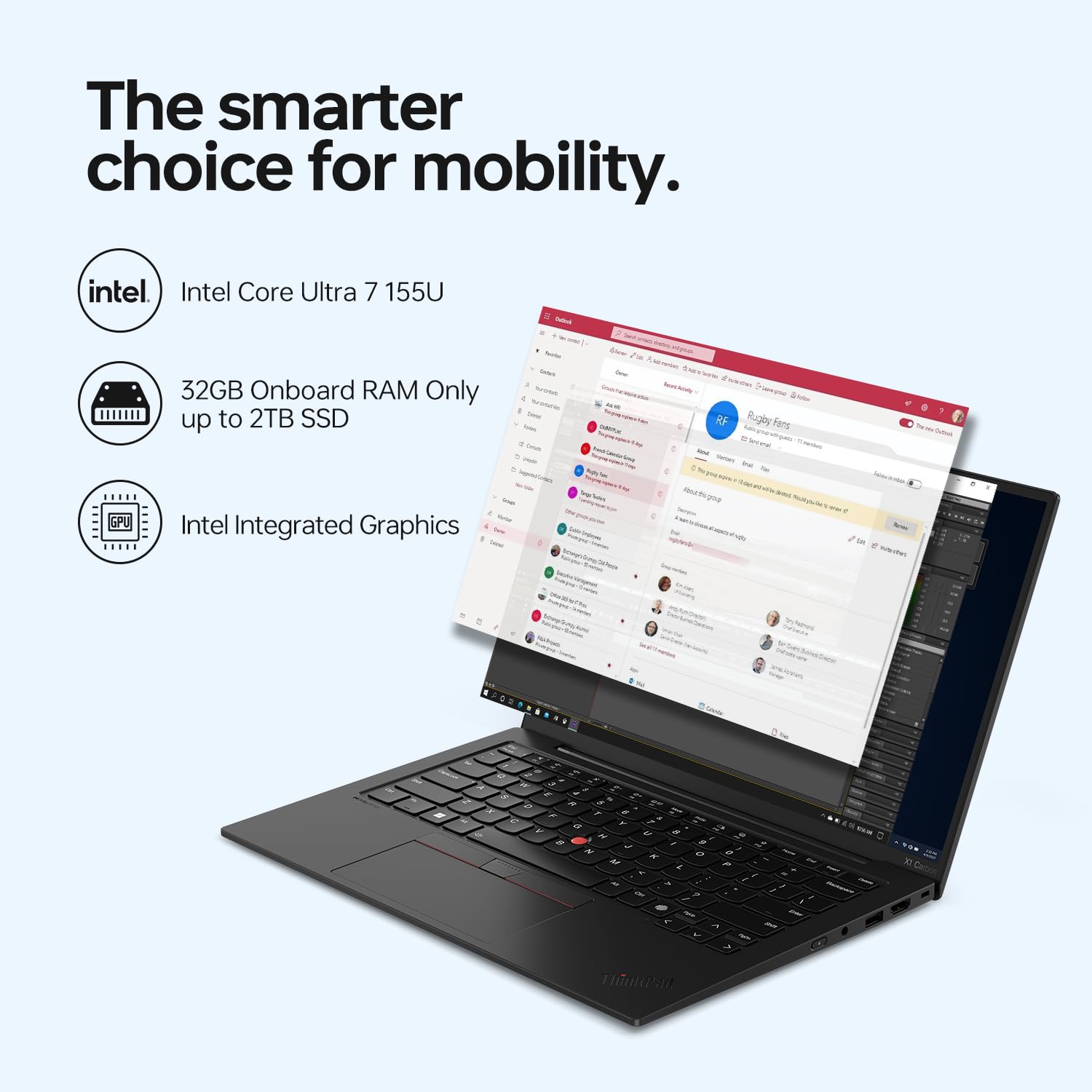 Lenovo Thinkpad X1 Carbon Gen 12 Business Laptop, 14 Fhd+ 1920 * 1200, Intel Core Ultra 7 155U, 32Gb Onboard Ram Only, 1Tb Ssd,