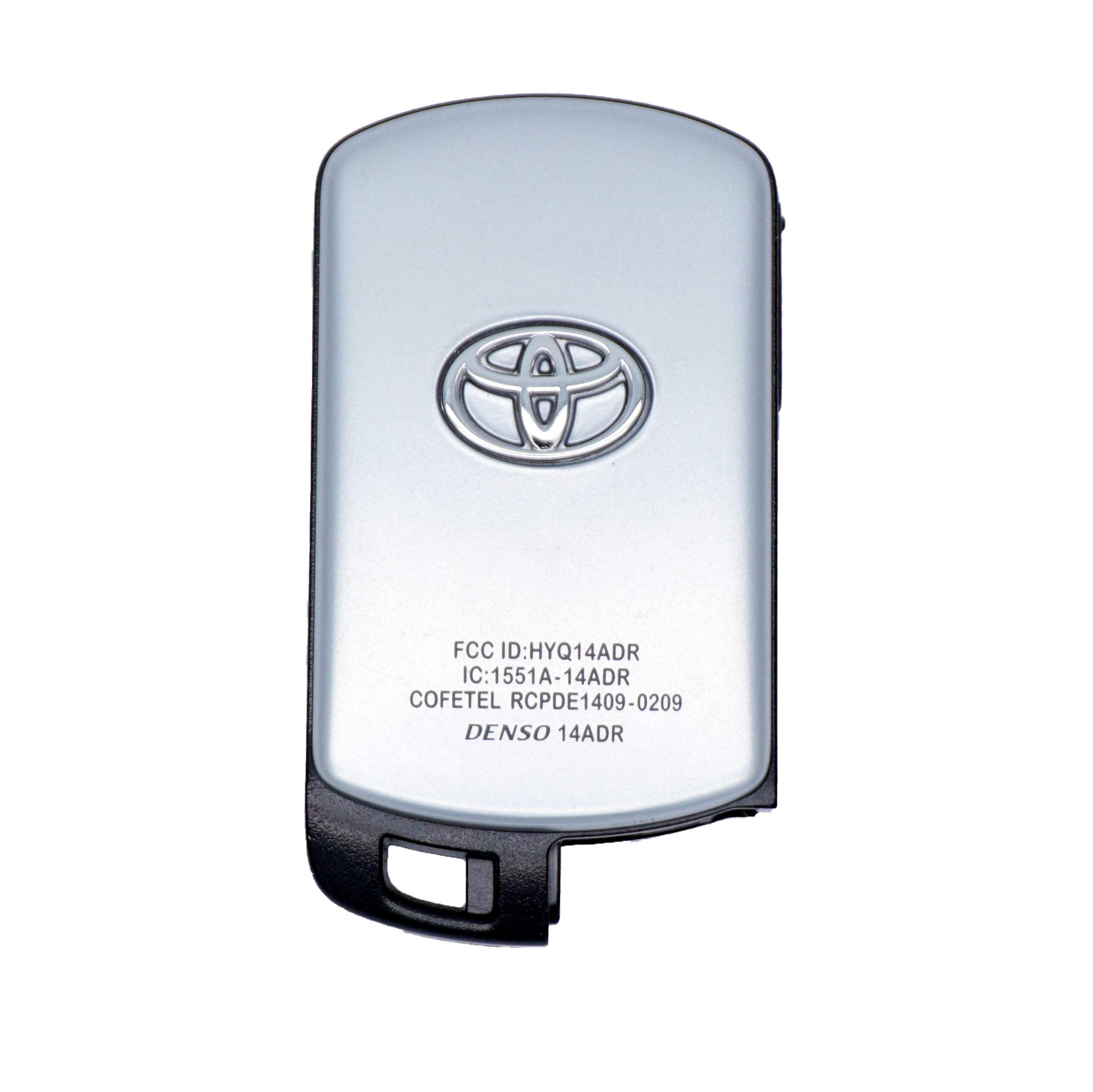 6 Button Toyota Sienna Smart Proximity Remote Key Hyq14Adr