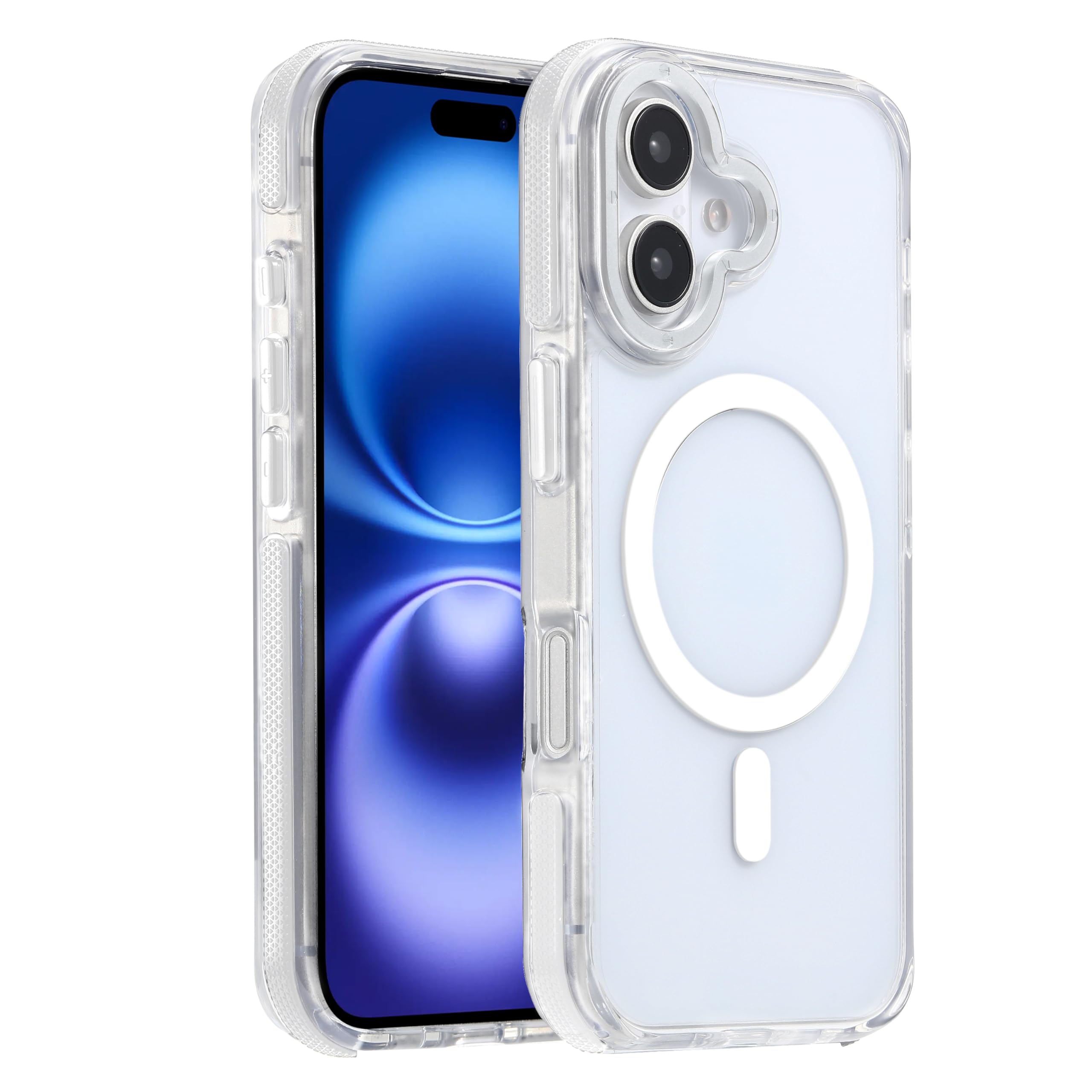 Yzoiko Strong Magnetic Case For Iphone 16 [10Ft Military Grade Protection] Compatible With Magsafe Shockproof Slim Thin Cover 6.