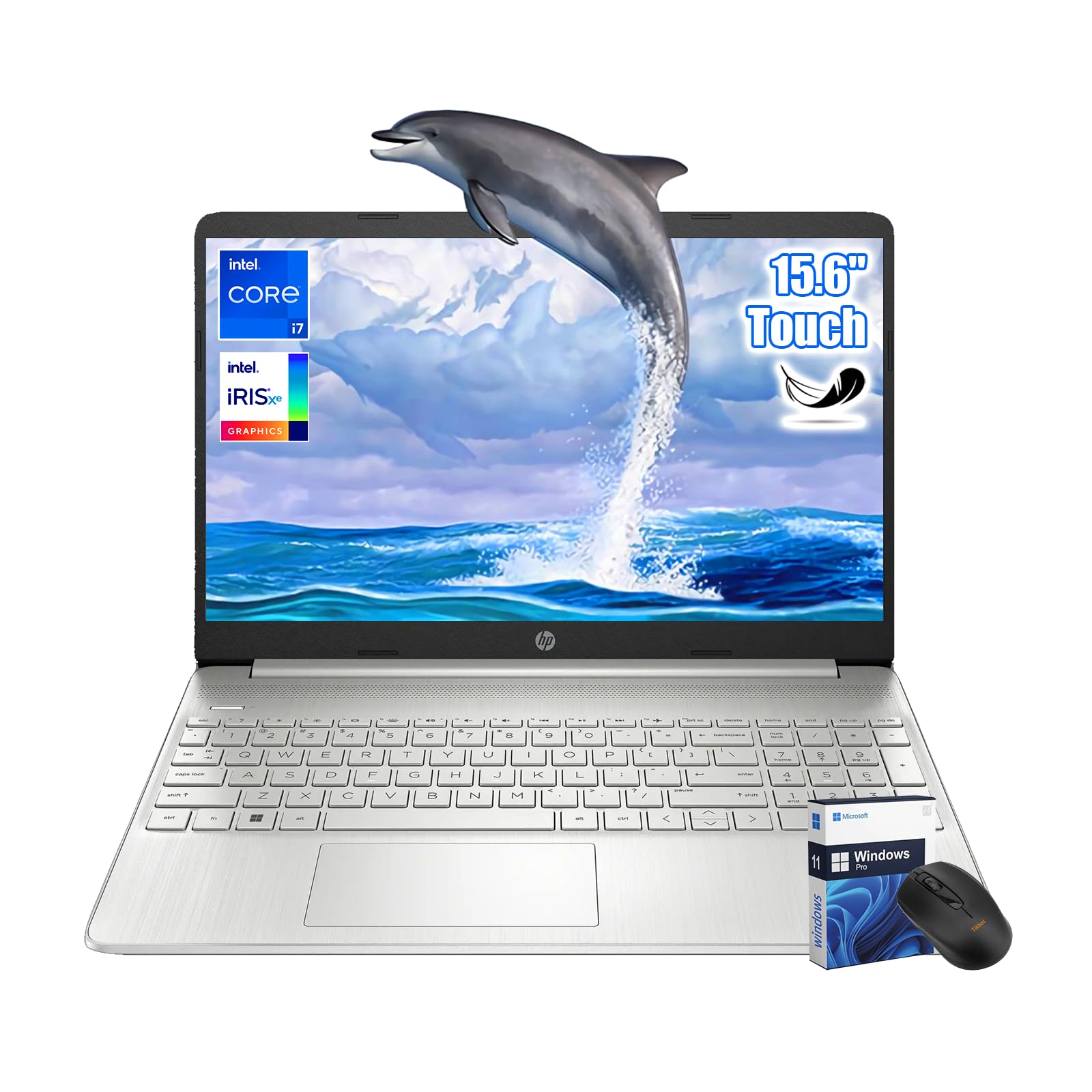 Hp 15.6'' Fhd Touchscreen Laptop | 12Th Gen Intel I7-1255U (10-Core, Up To 4.7Ghz) | 32Gb Ram | 2Tb Ssd | Iris Xe Graphics | Win