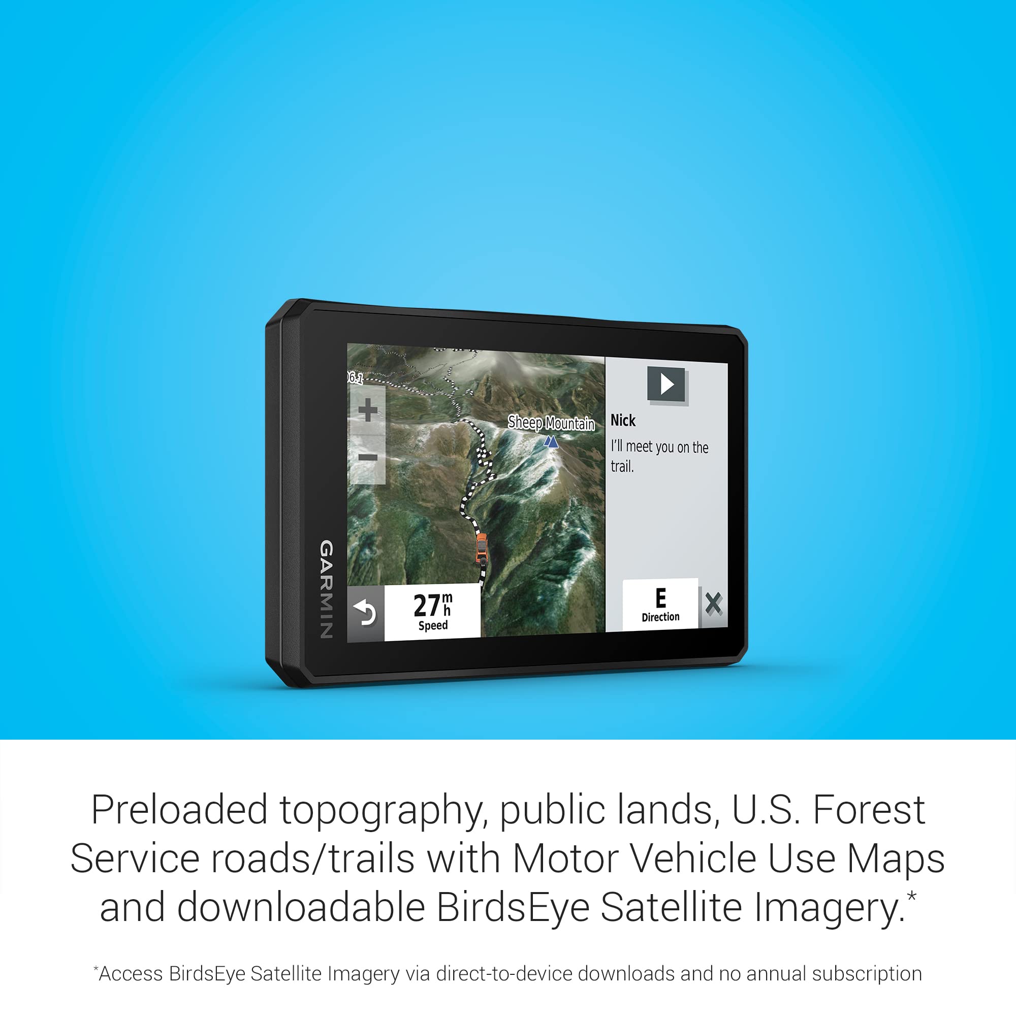 Garmin Tread Powersport Off Road Navigator, Includes Topographic Mapping, Private And Public Land Info And More, 5.5'' Display