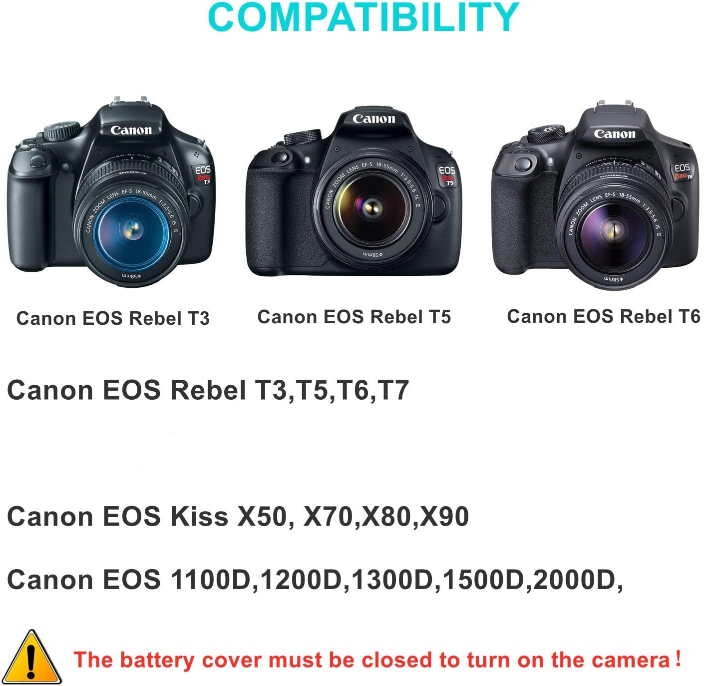 Tengdaxing Ack-E10 Power Adapter Kit Lp-E10 Wired Dummy Battery For Canon Eos Rebel T3 T6 T5 T7 1100D 1200D 1300D 1500D 2000D Ki