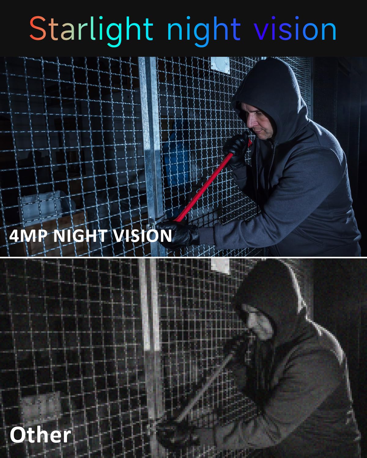 Elecctv Security Cameras Wireless Outdoor 4Pack, 2K Battery Powered Camera For Home Security With Ip65, Sd/Free Cloud Storage, N