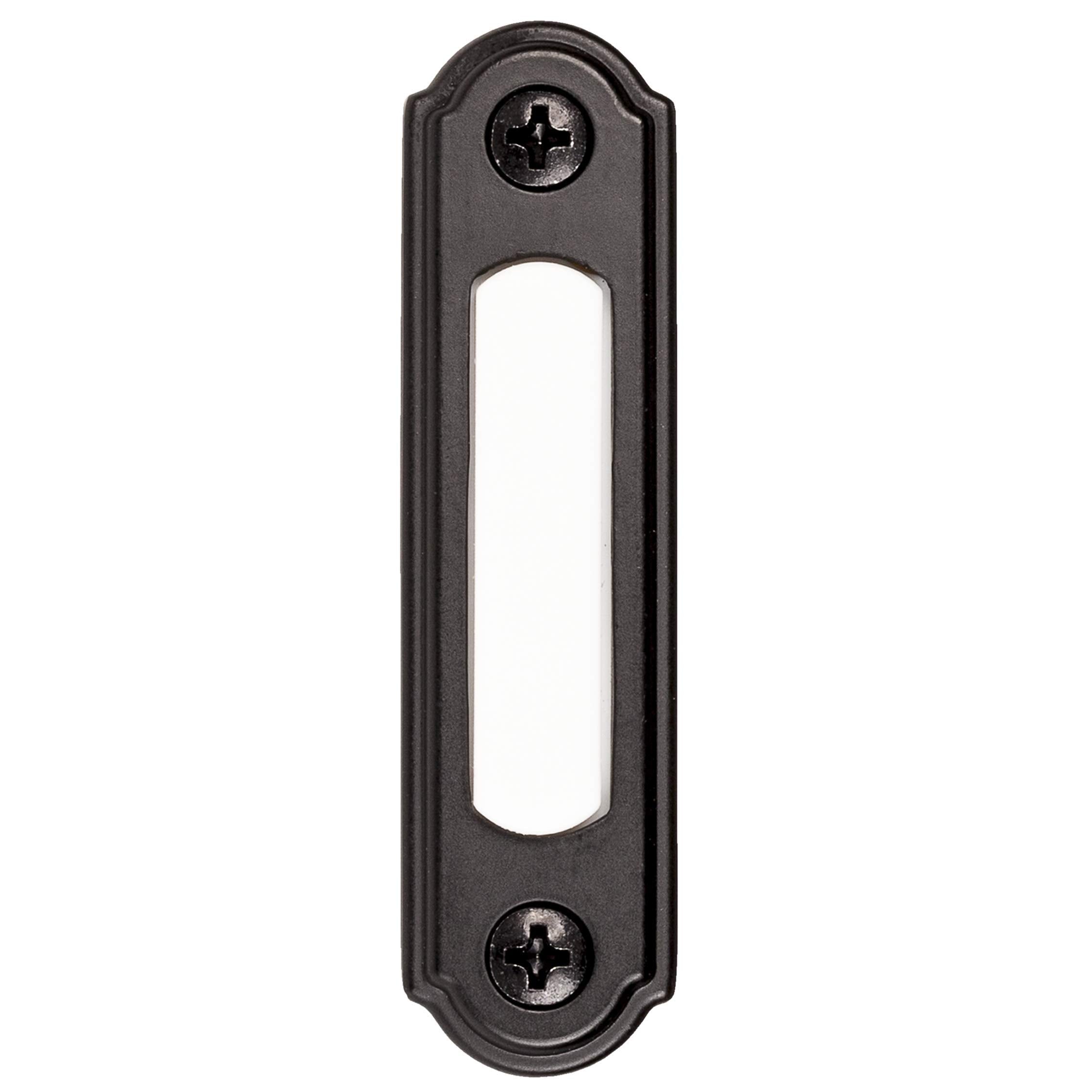 Heath/Zenith Sl 260 03 Wired Lighted Push Button, Antique Brass