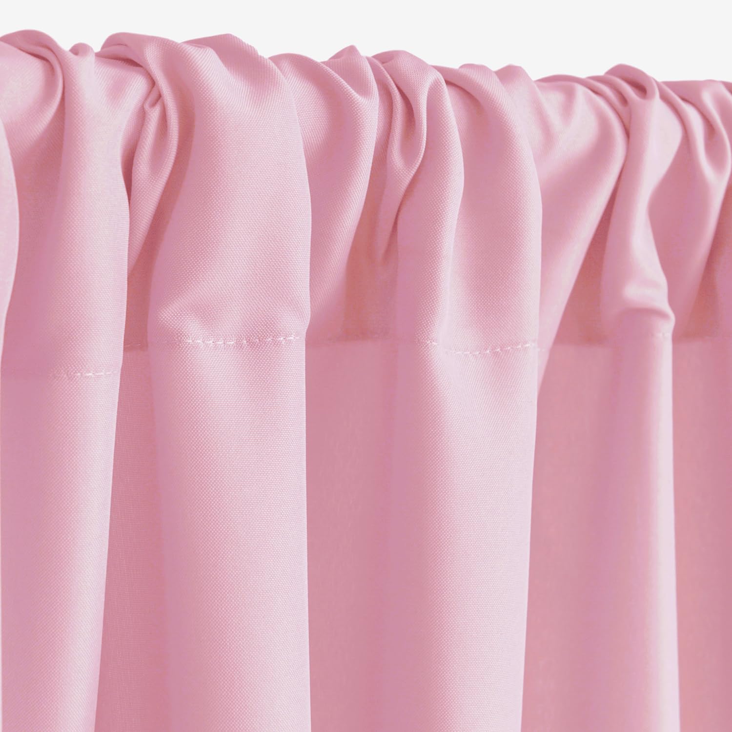 Hiasan Pink Backdrop Curtains For Parties, Polyester Photography Backdrop Drapes For Baby Shower, Wedding Decorations, 5Ftx10Ft,