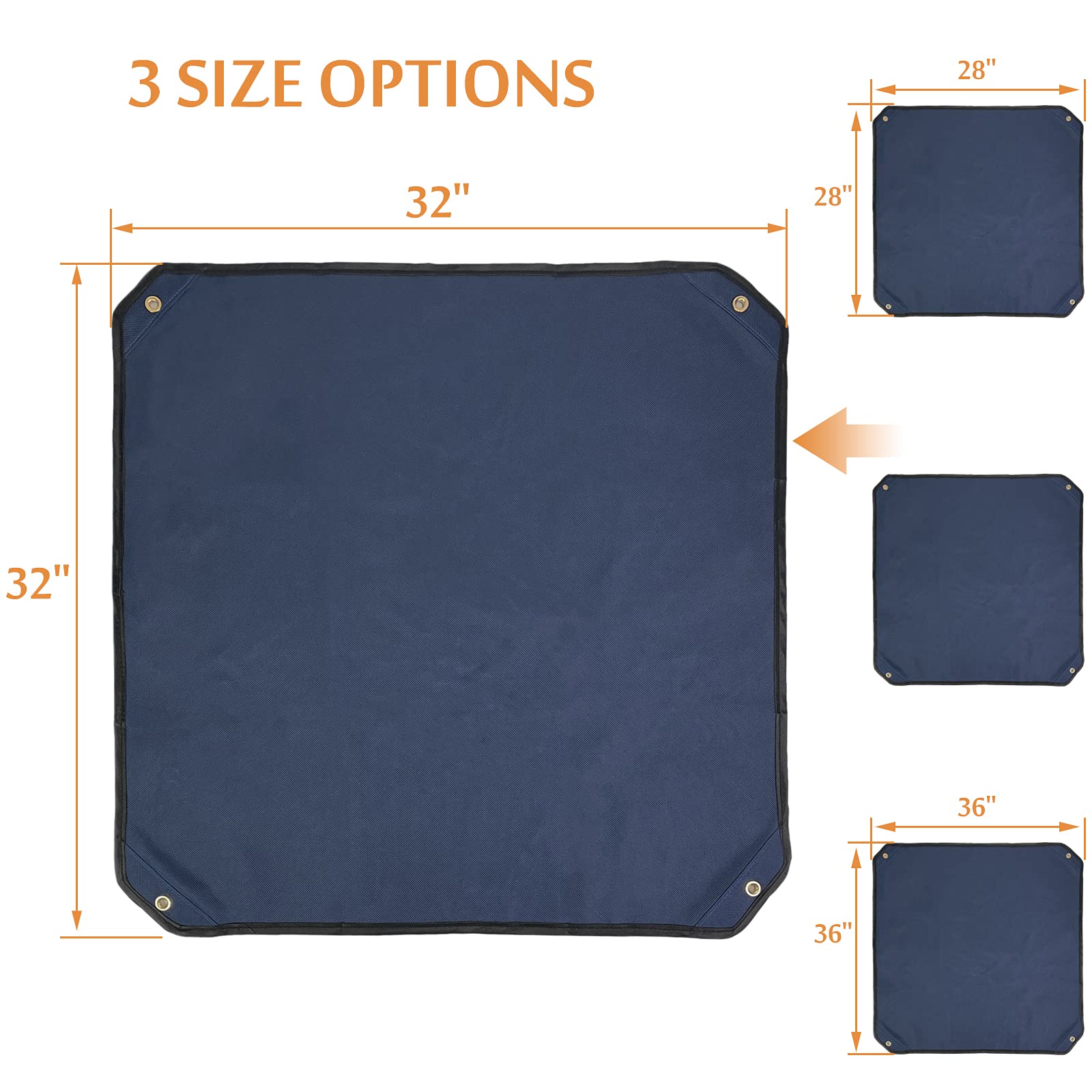 Foozet Air Conditioner Cover For Outside Units, Ac Cover For Central Units, Heavy Duty Winter Top, 32 X 32