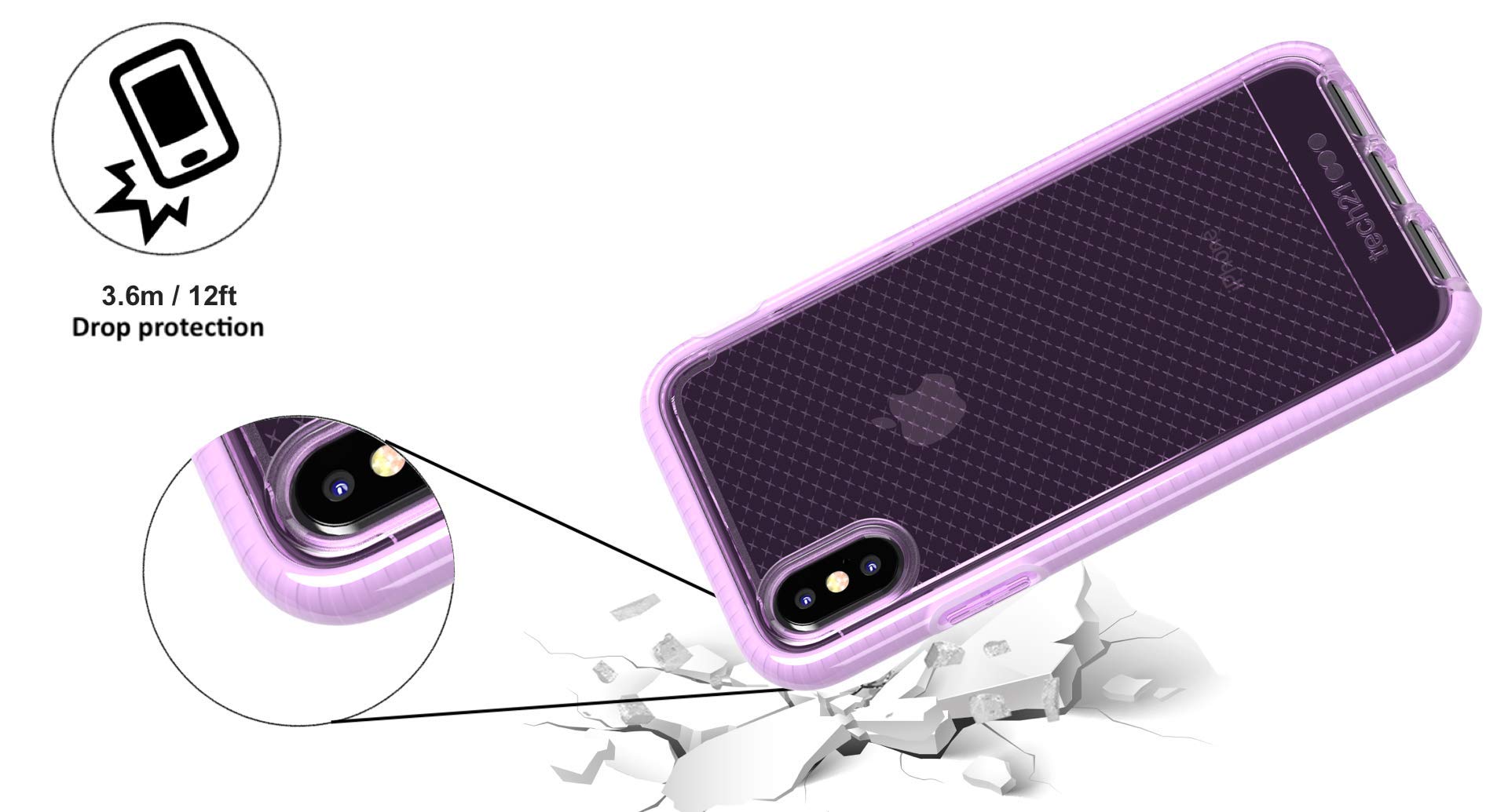 Tech21   Evo Check Case For Apple Iphone Xs   Orchid