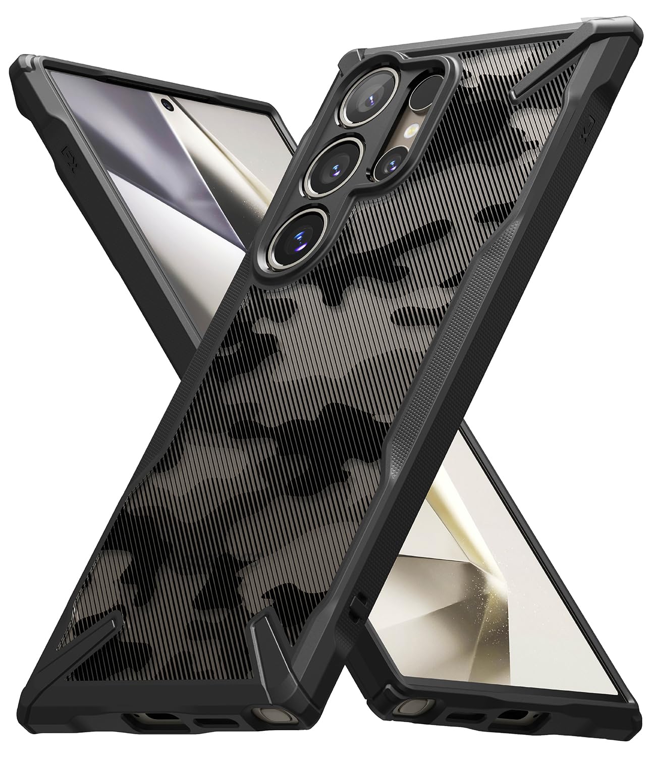 Ringke Fusion-X for Samsung Galaxy S24 Ultra Case [Precise Cutouts for Camera Lenses] Enhanced Bumper Heavy Duty Shockproof Prot