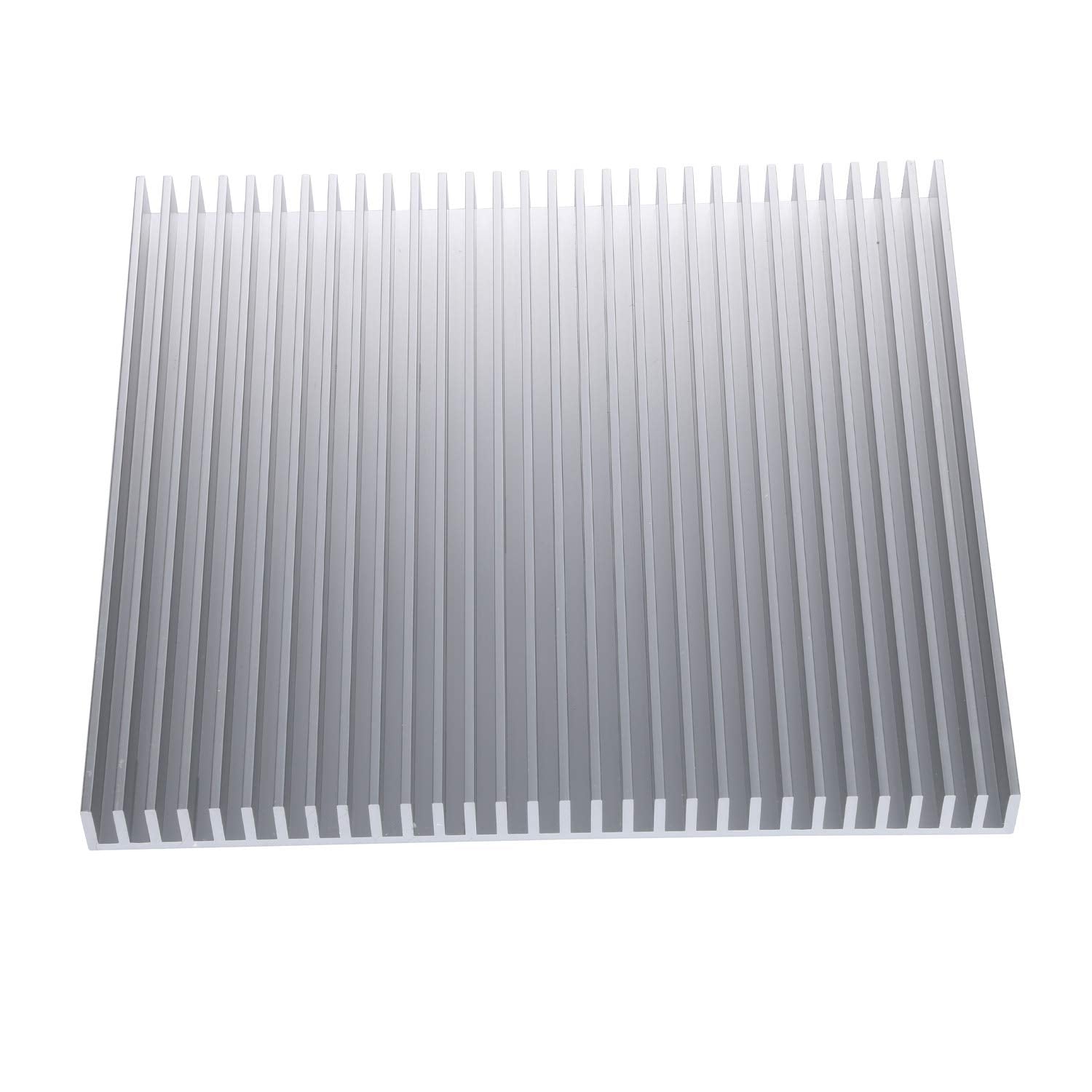Awxlumv Large Led Aluminum Heatsink 200 X 220 X 18Mm / 7.87 X 8.66 X 0.7 Inch Cooler 30 Fins Heat Sink Board