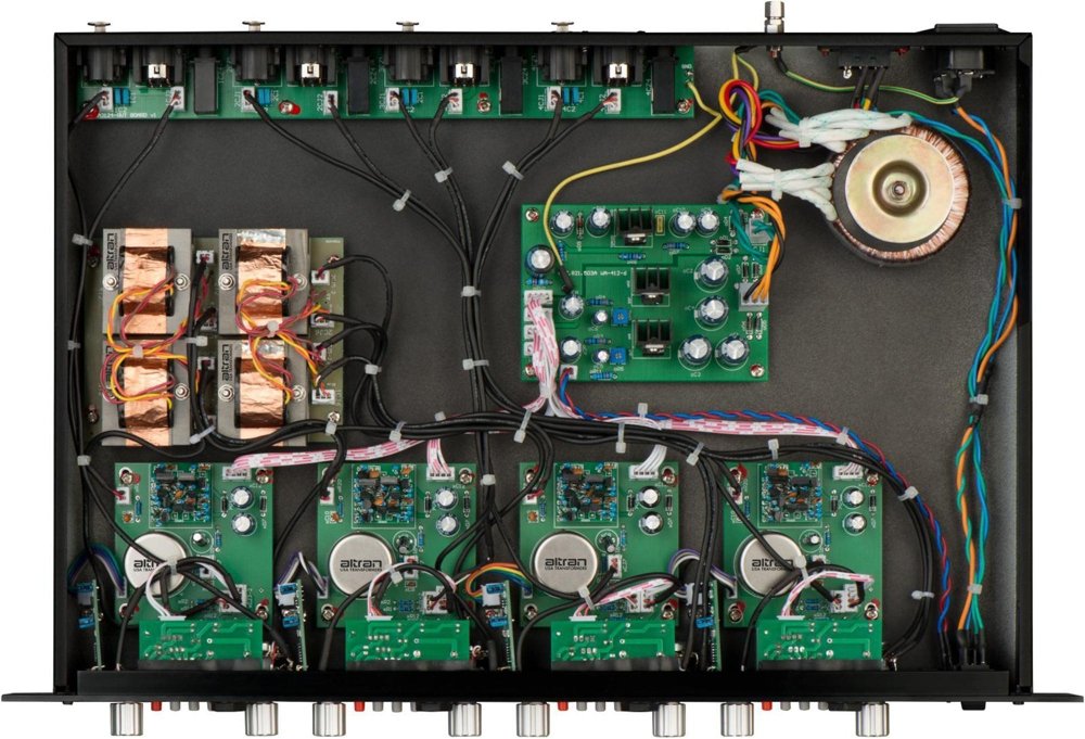 Warm Audio Wa 412 4 Channel Microphone Preamp And Instrument Di, Black