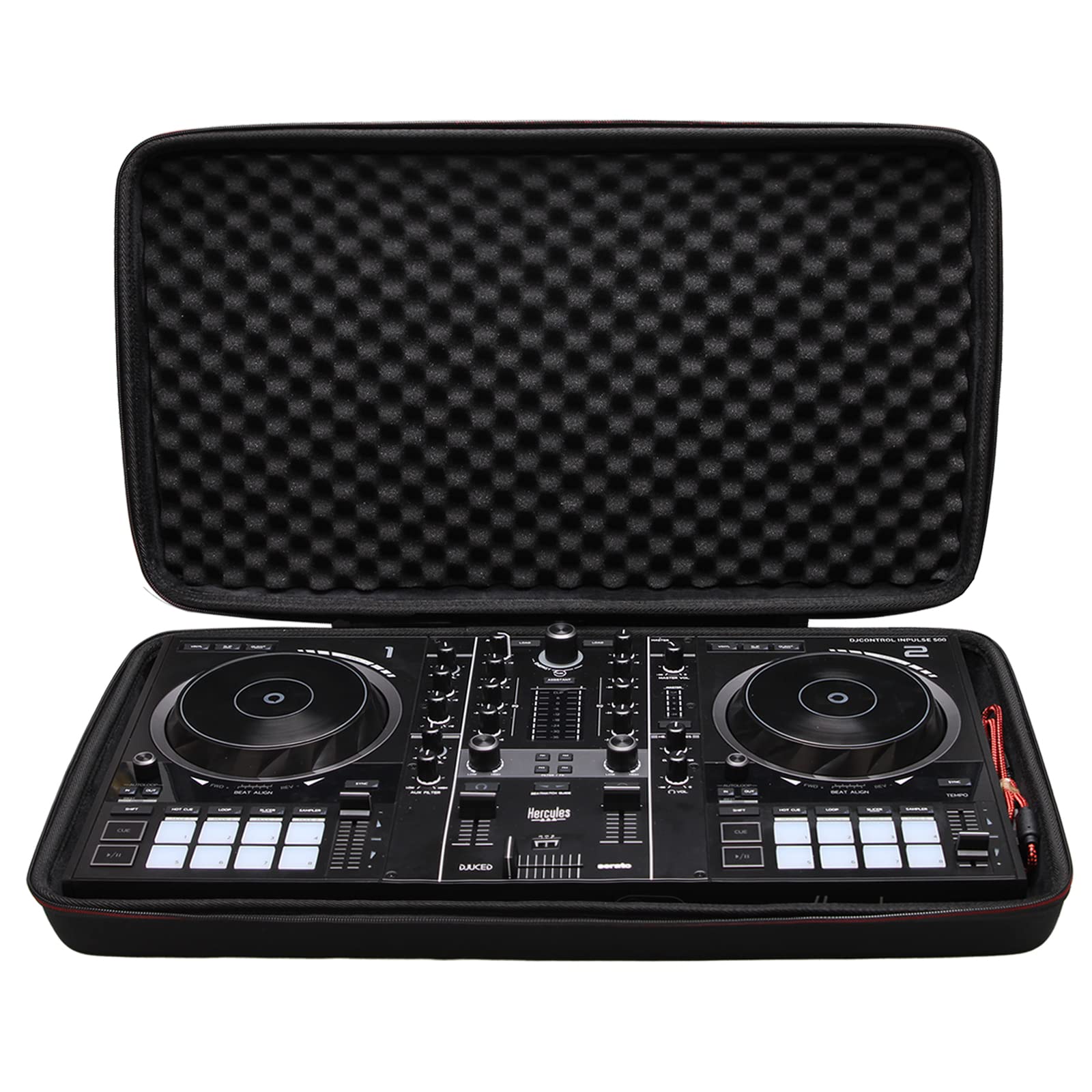 LTGEM DJ Controller Case for Hercules DJControl Inpulse 500 - Hard Storage Travel Protective Carrying Bag