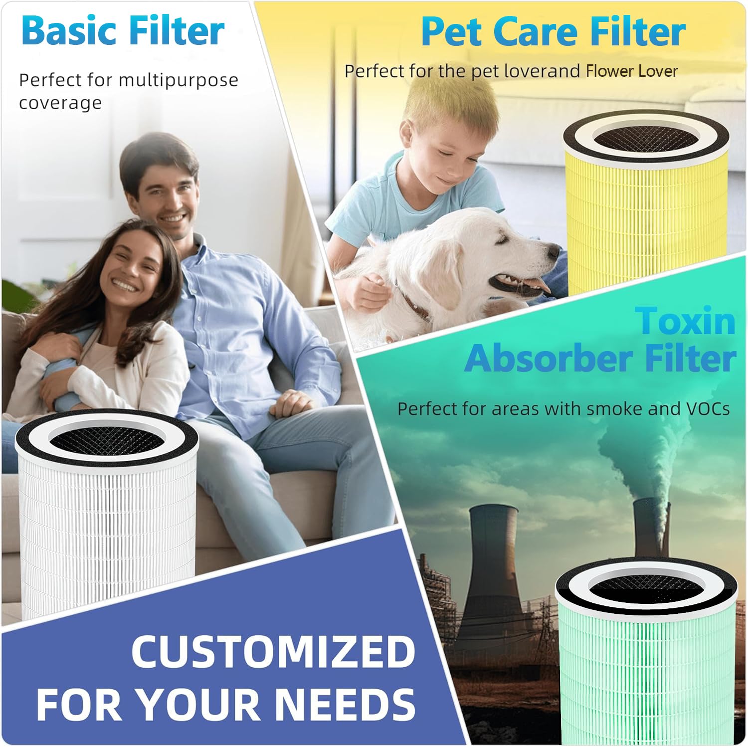 True Hepa Kilo Filter Replacement For Afloia Kilo, Kiloplus, Kilopro, Miro,Miro Pro And Morento Mr-Kilo, Kalo Air Purifier, 360