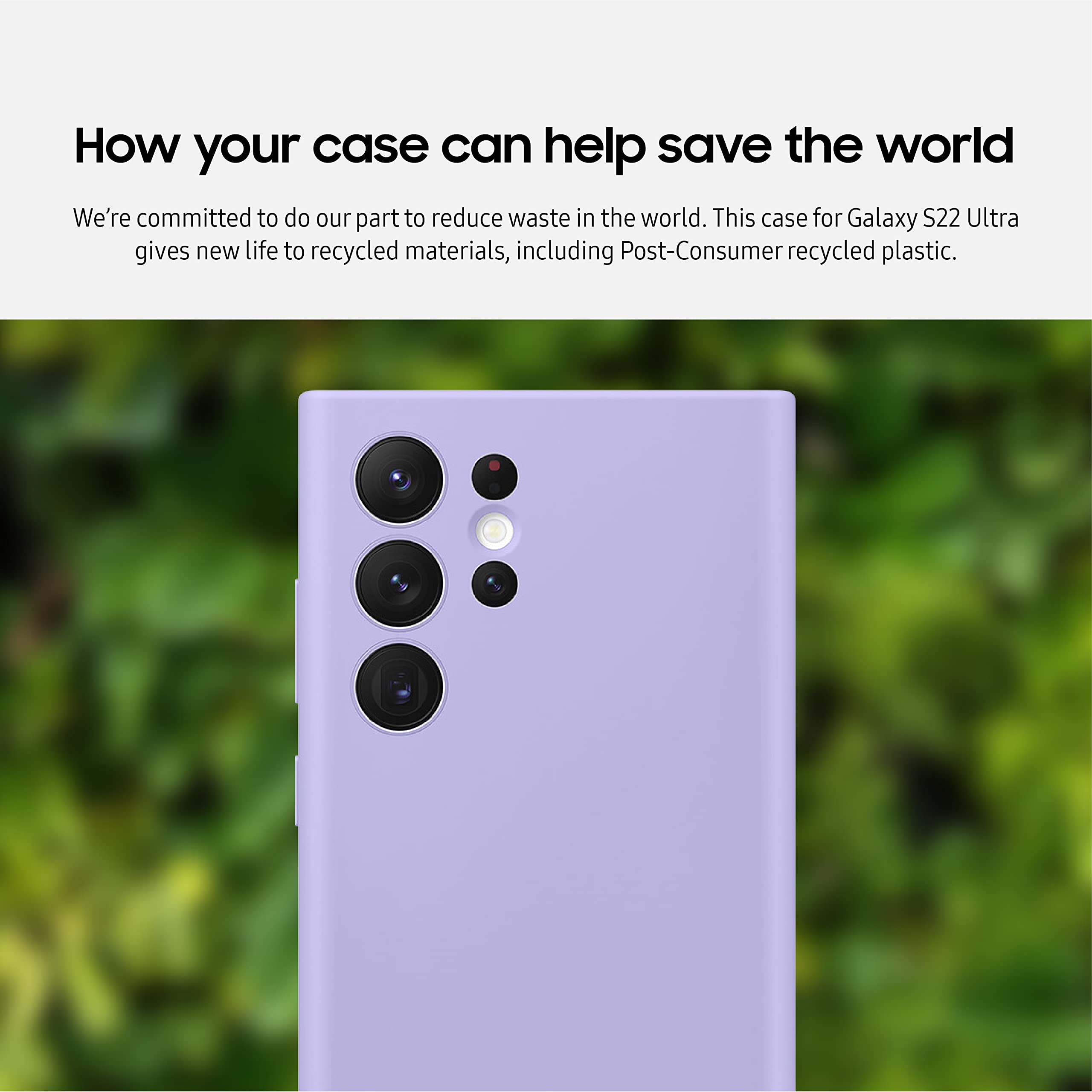 Samsung Galaxy S22 Ultra Silicone Cover, Protective Phone Case, Soft, Sleek Protection, Slim Design, Matte Finish, Us Version, B