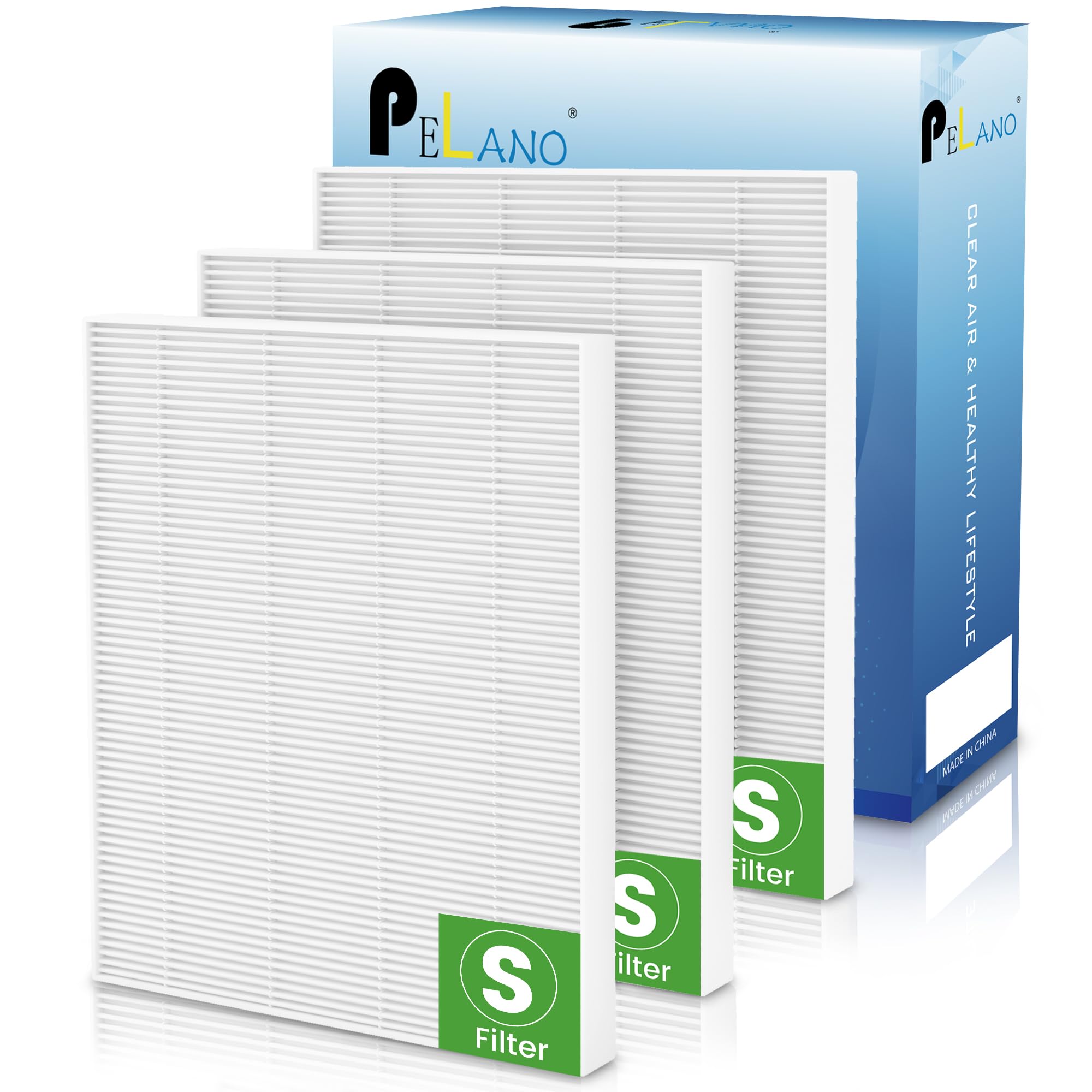 3Pack C545 Hepa Replacement Filter Compatible For Winix C545, Hepa Filter S, Part Number 1712 0096 00 And 2522 0058 00