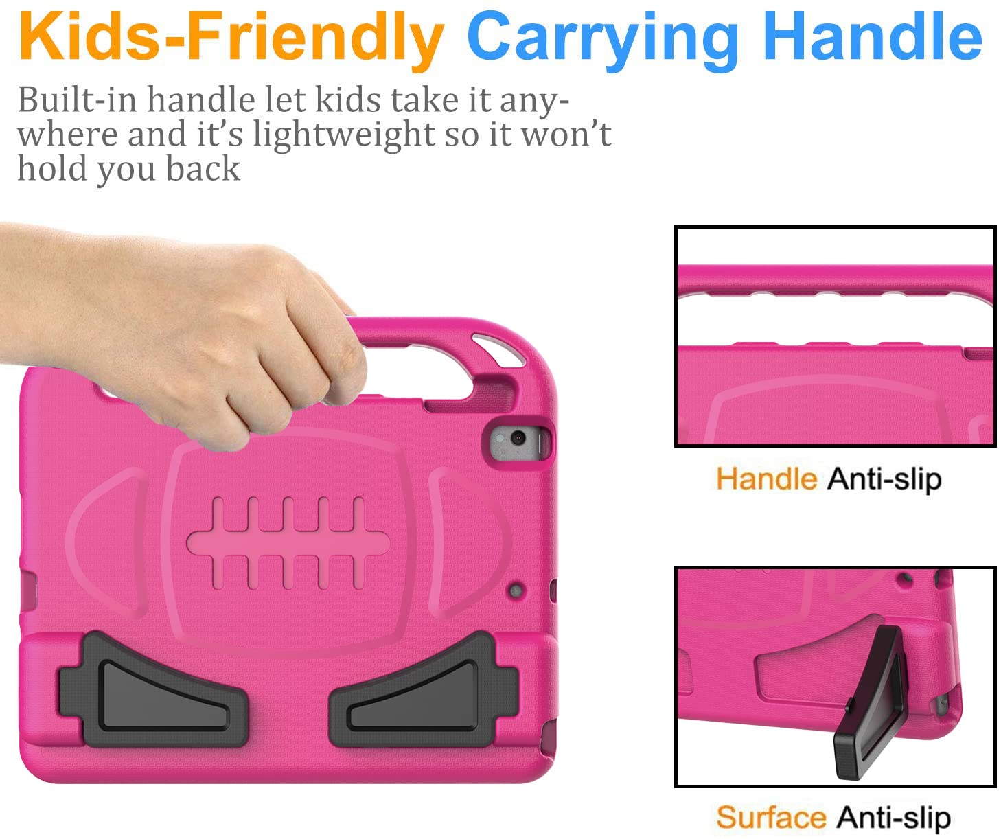 Bmouo Kids Case For Ipad 9Th/8Th/7Th Generation   Ipad 10.2 2021/2020/2019 Case With Built In Screen Protector, Durable Shockpro