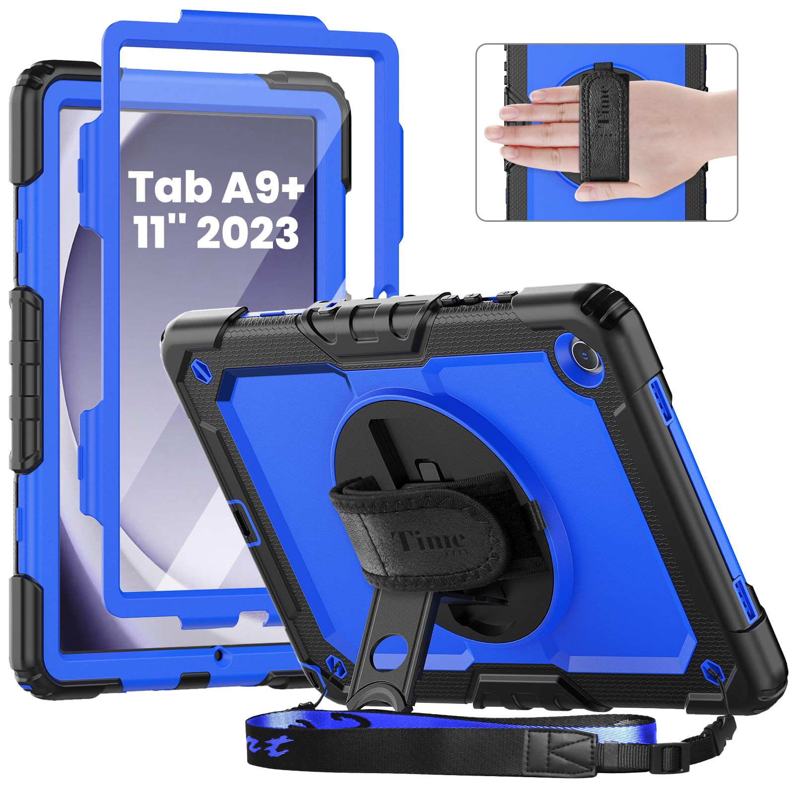 Timecity Case For Samsung Galaxy Tab A9+/ A9 Plus 5G Tablet Case 11'' 2023 Sm X210/X216/X218, Full Body Protective Case With Scr